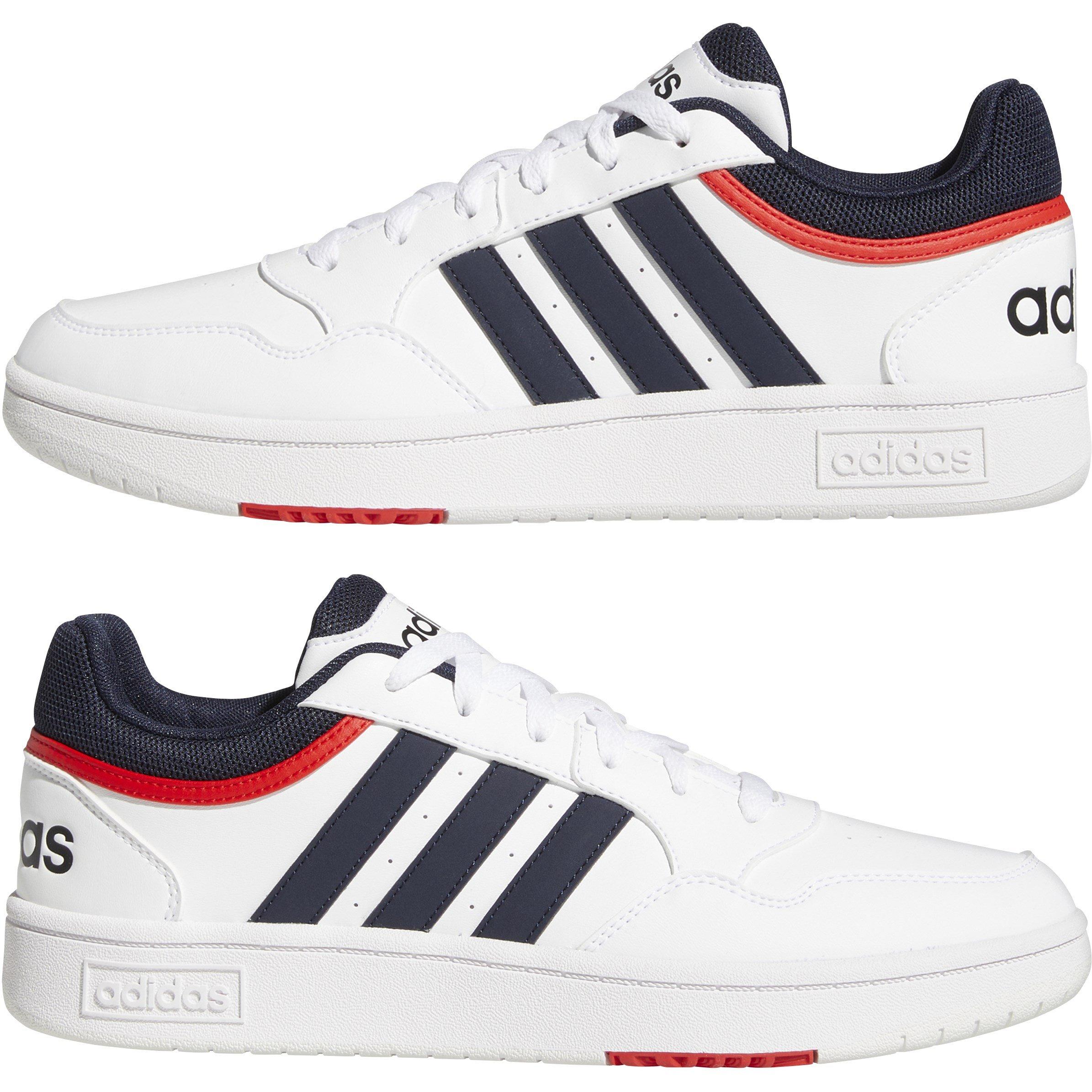 Weiß/Blau/Rot - adidas - Hoops 3.0 Trainers Mens - 9