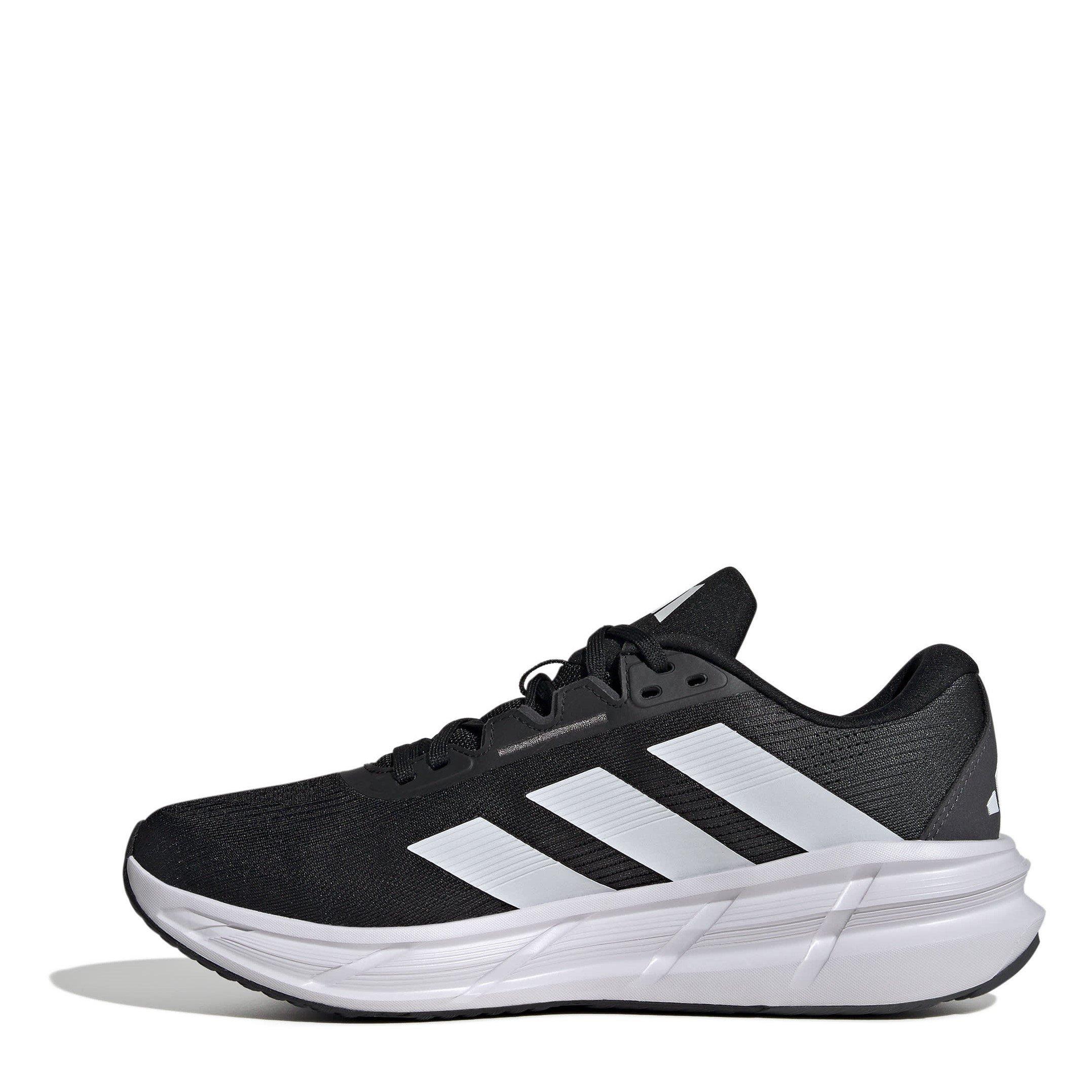 CBlk/Wht/Carbon - adidas - Questar 3 Trainers Mens - 2