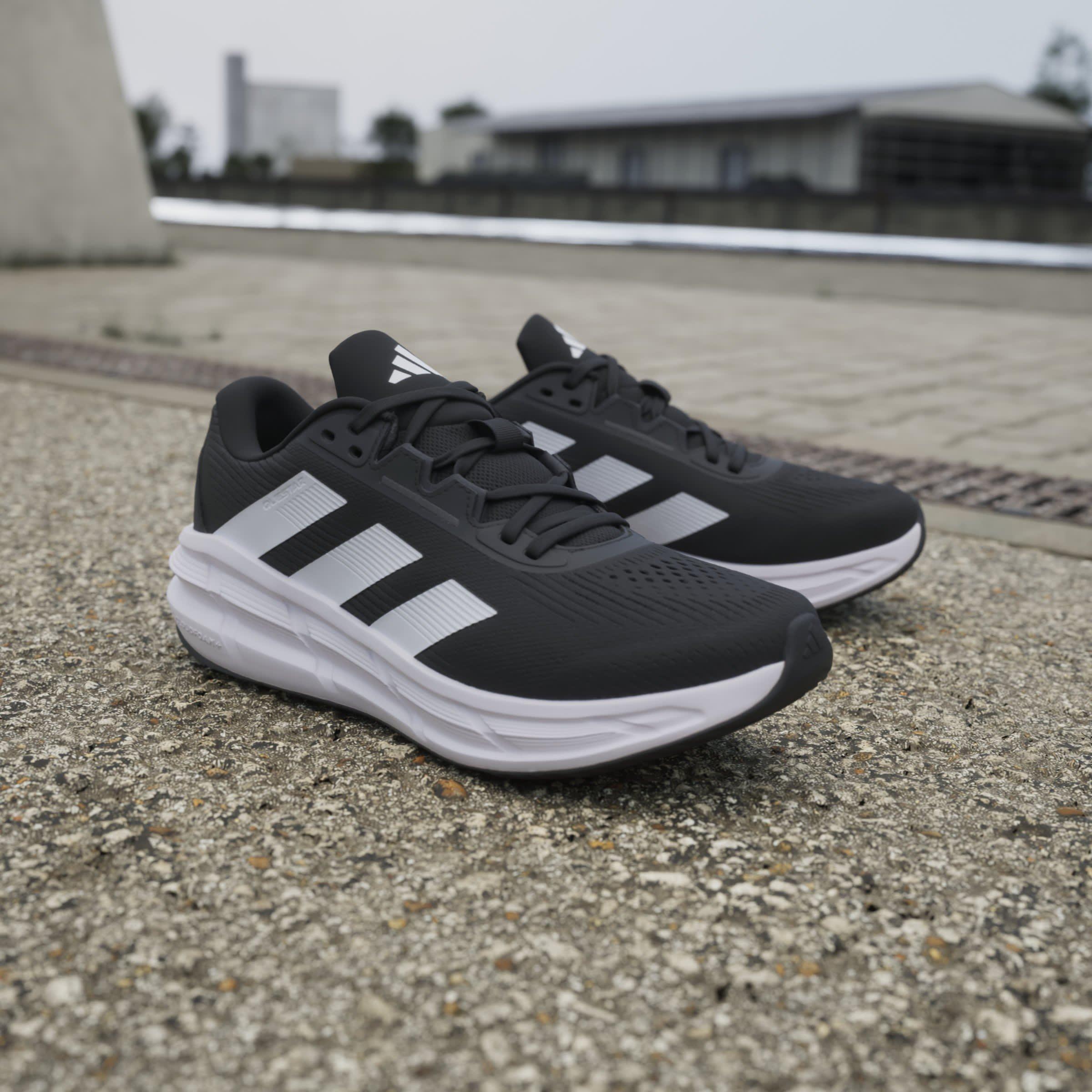 CBlk/Wht/Carbon - adidas - Questar 3 Trainers Mens - 15