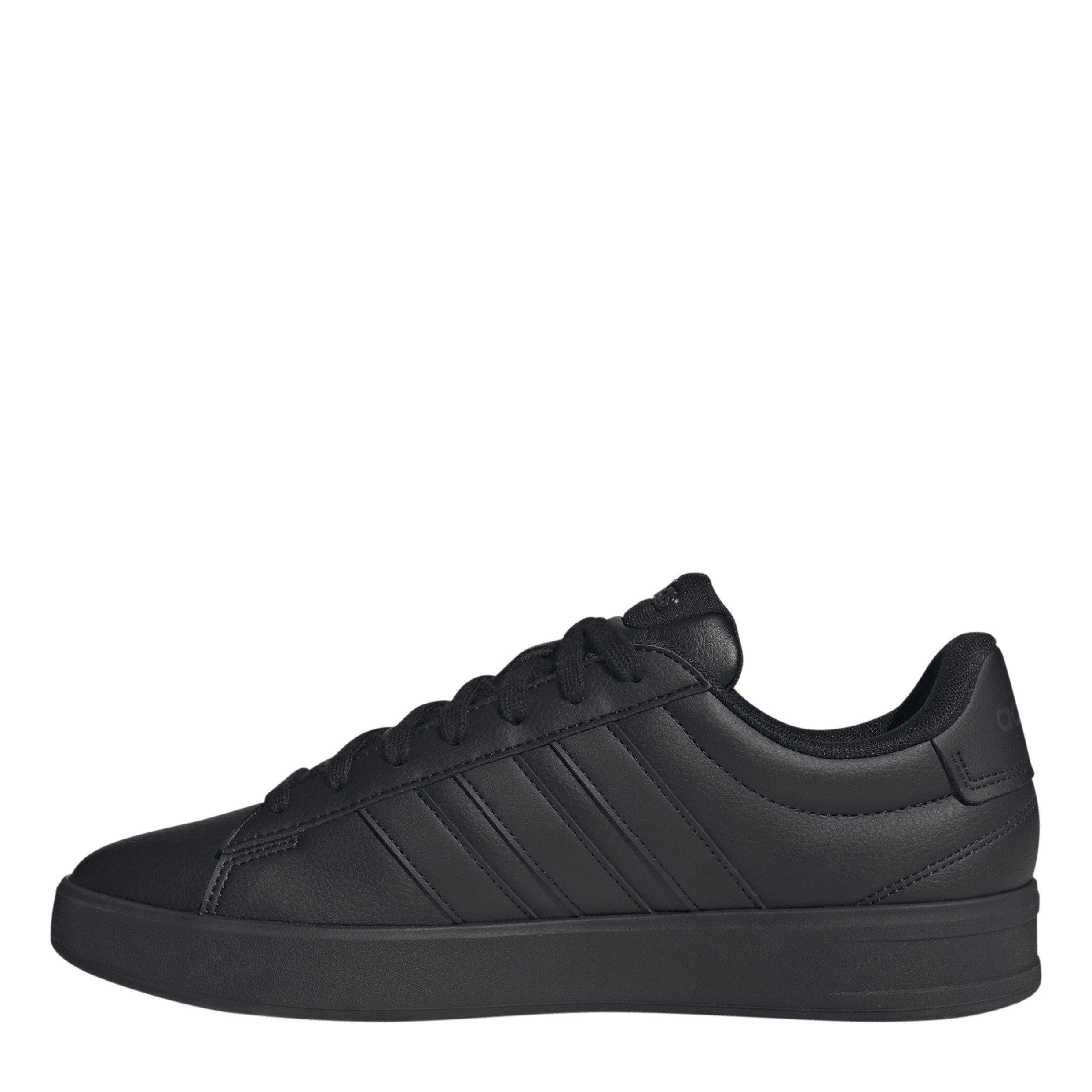 Triple Black - adidas - Grand Court Base 2 Trainers Mens - 2