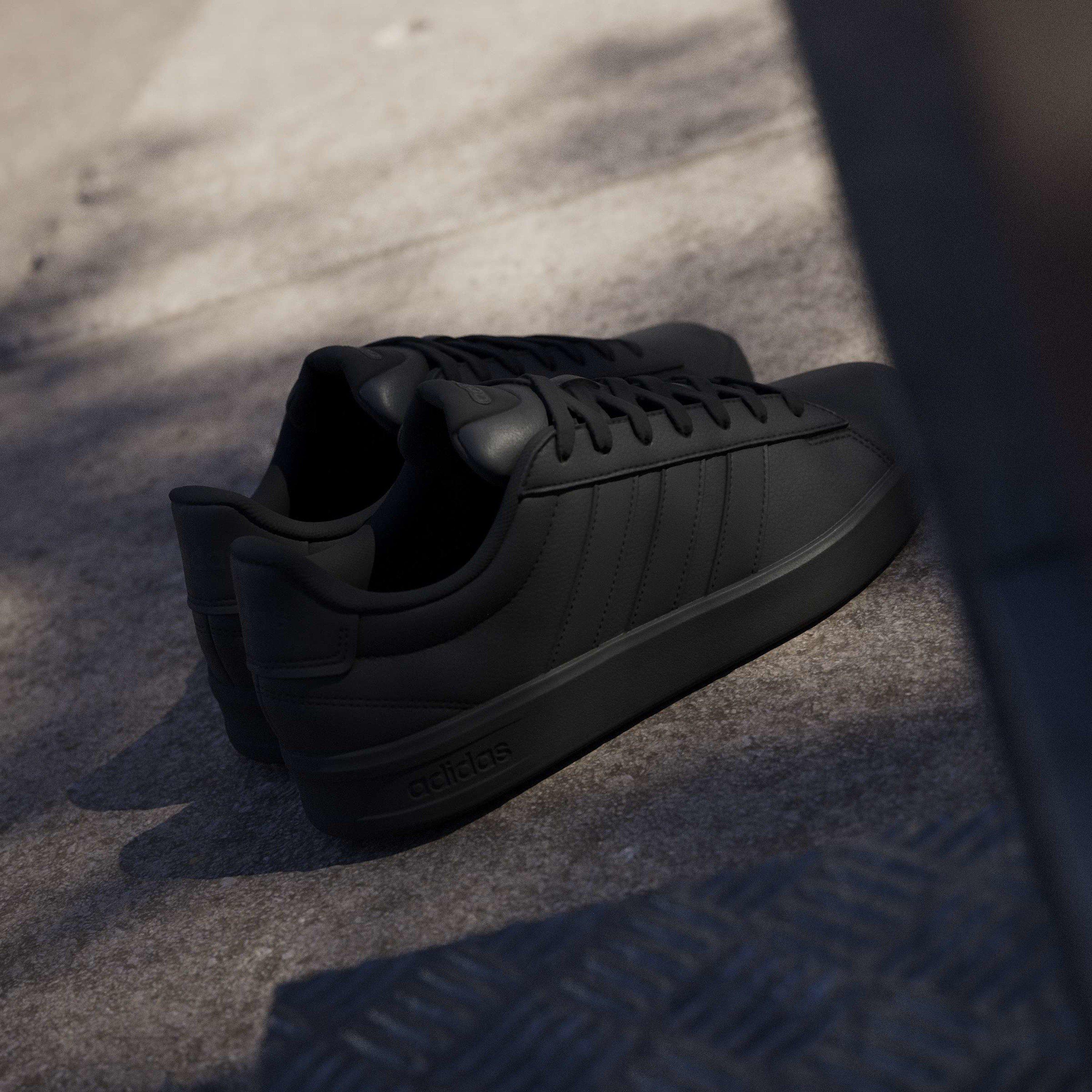 Triple Black - adidas - Grand Court Base 2 Trainers Mens - 13