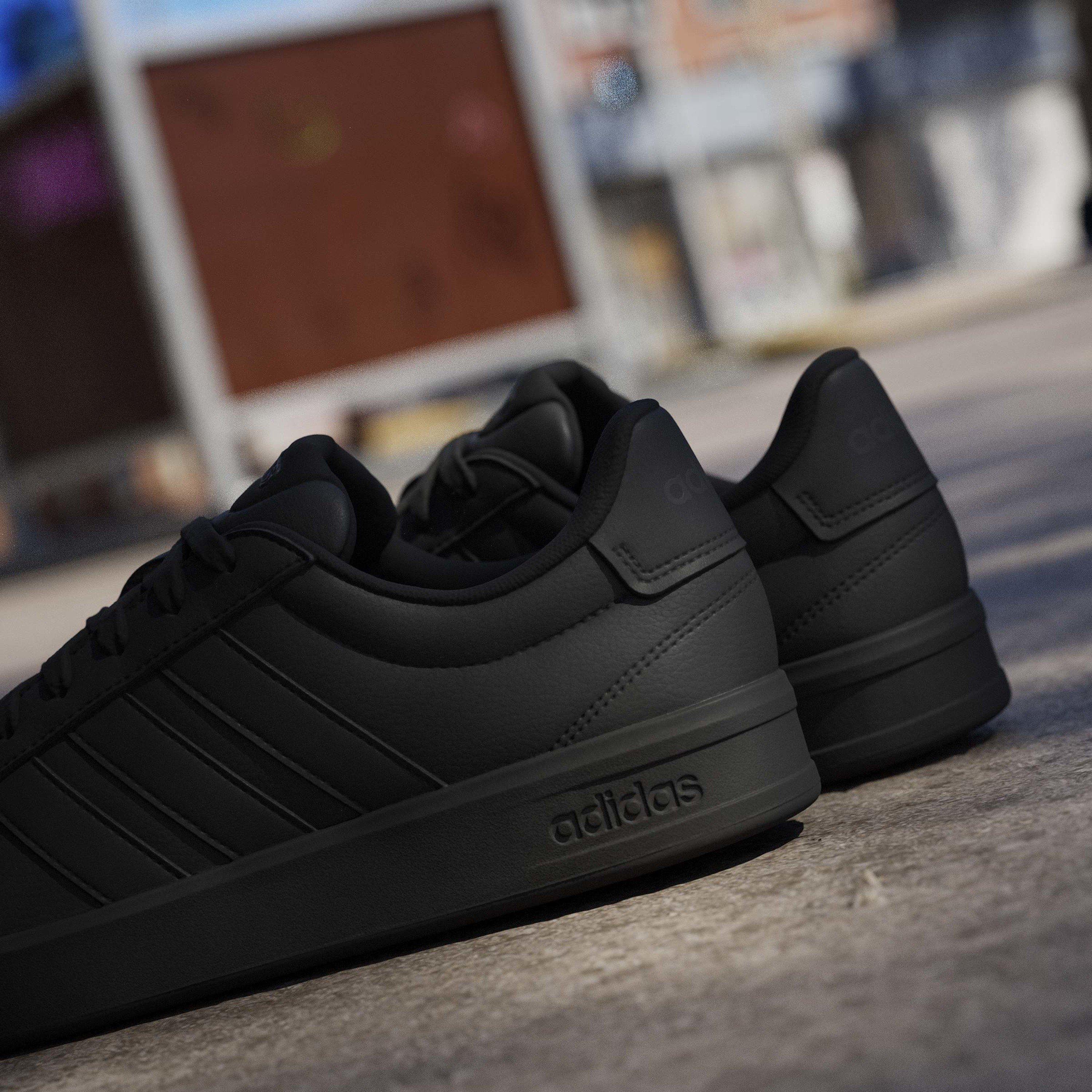 Triple Black - adidas - Grand Court Base 2 Trainers Mens - 16