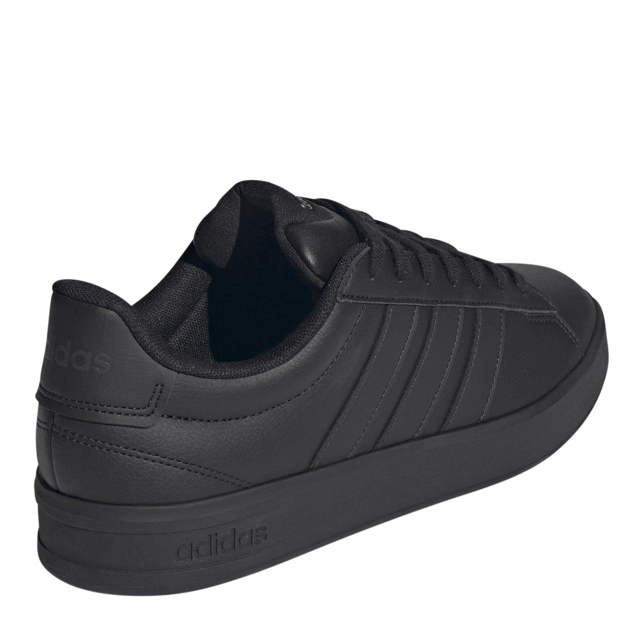 Triple Black - adidas - Grand Court Base 2 Trainers Mens - 4