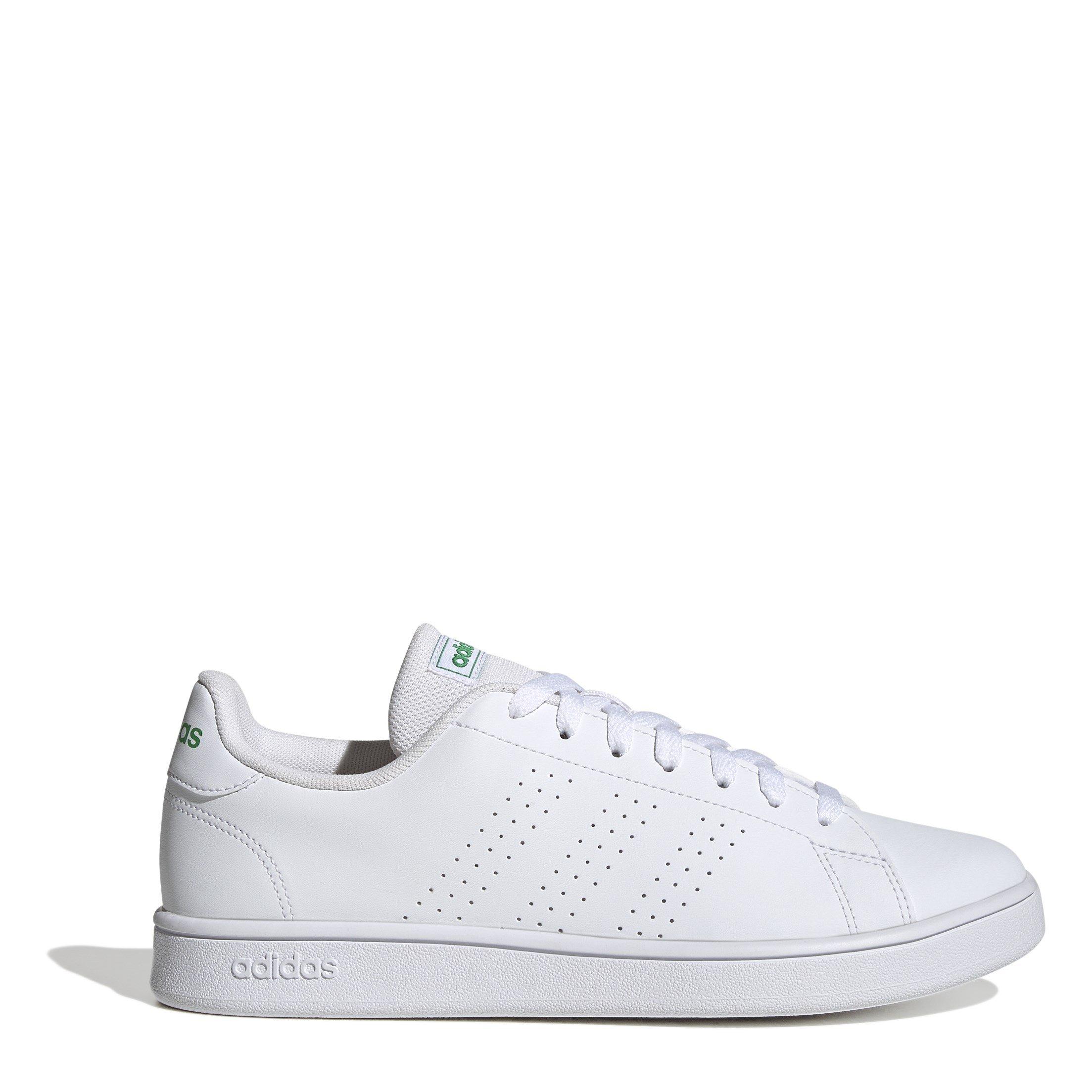 White/Green - adidas - Advantage Base Trainers Mens - 1
