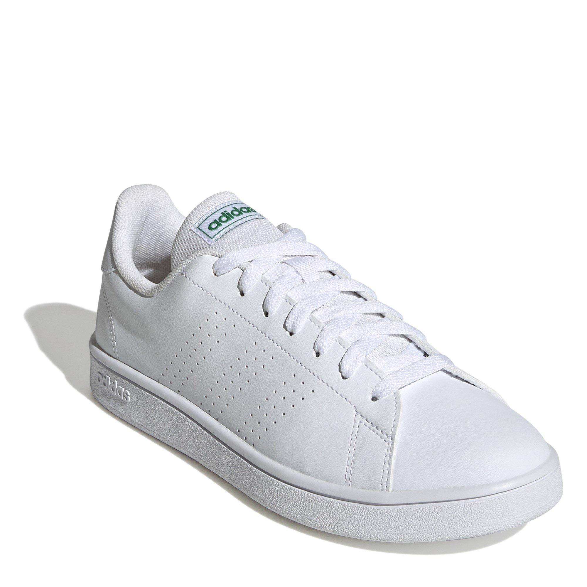 Bianco/Verde - adidas - Advantage Base Trainers Mens - 3