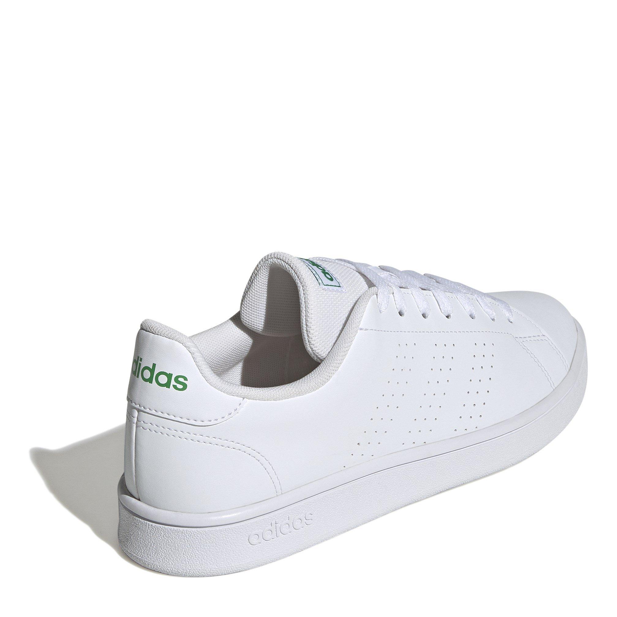 Bianco/Verde - adidas - Advantage Base Trainers Mens - 4