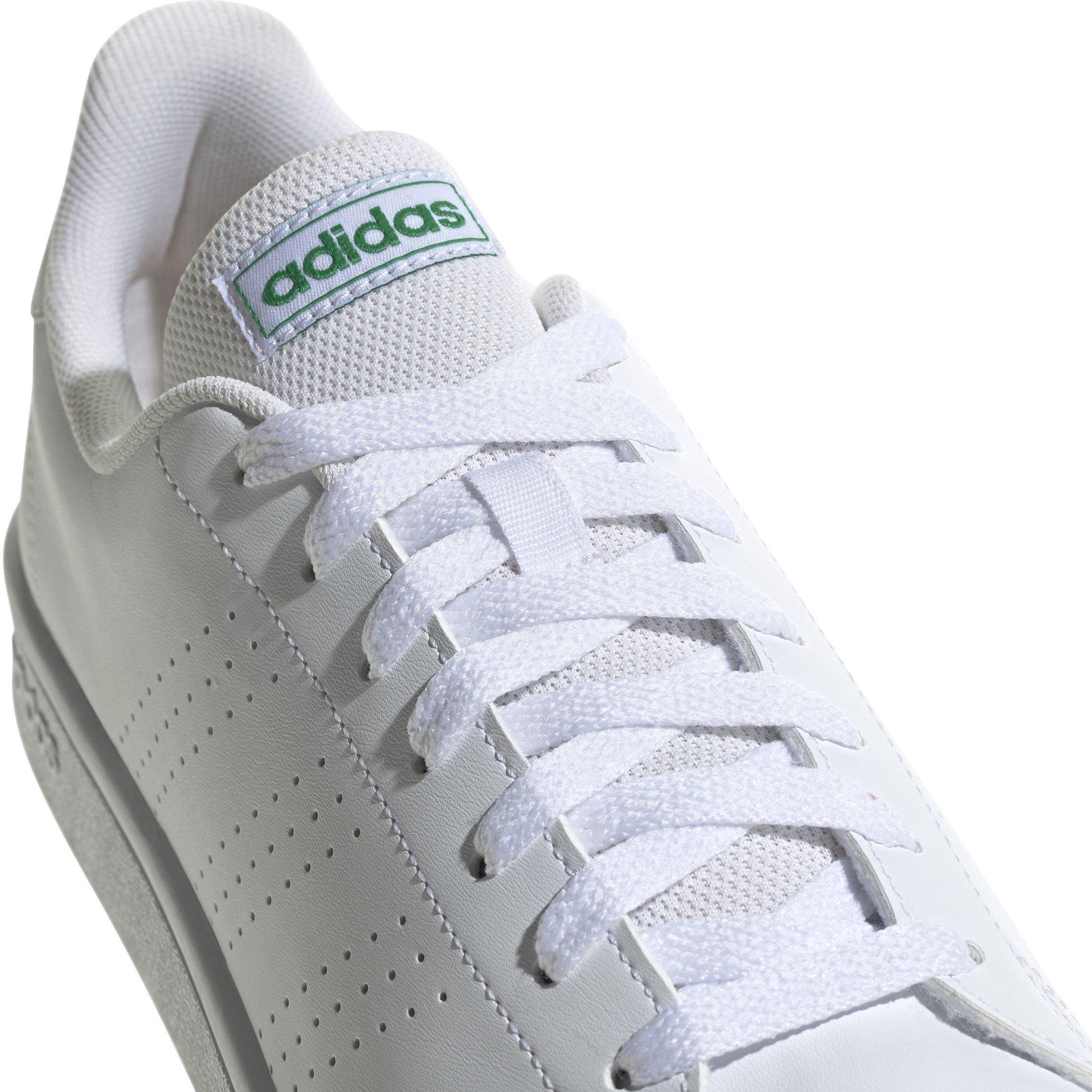 Bianco/Verde - adidas - Advantage Base Trainers Mens - 7