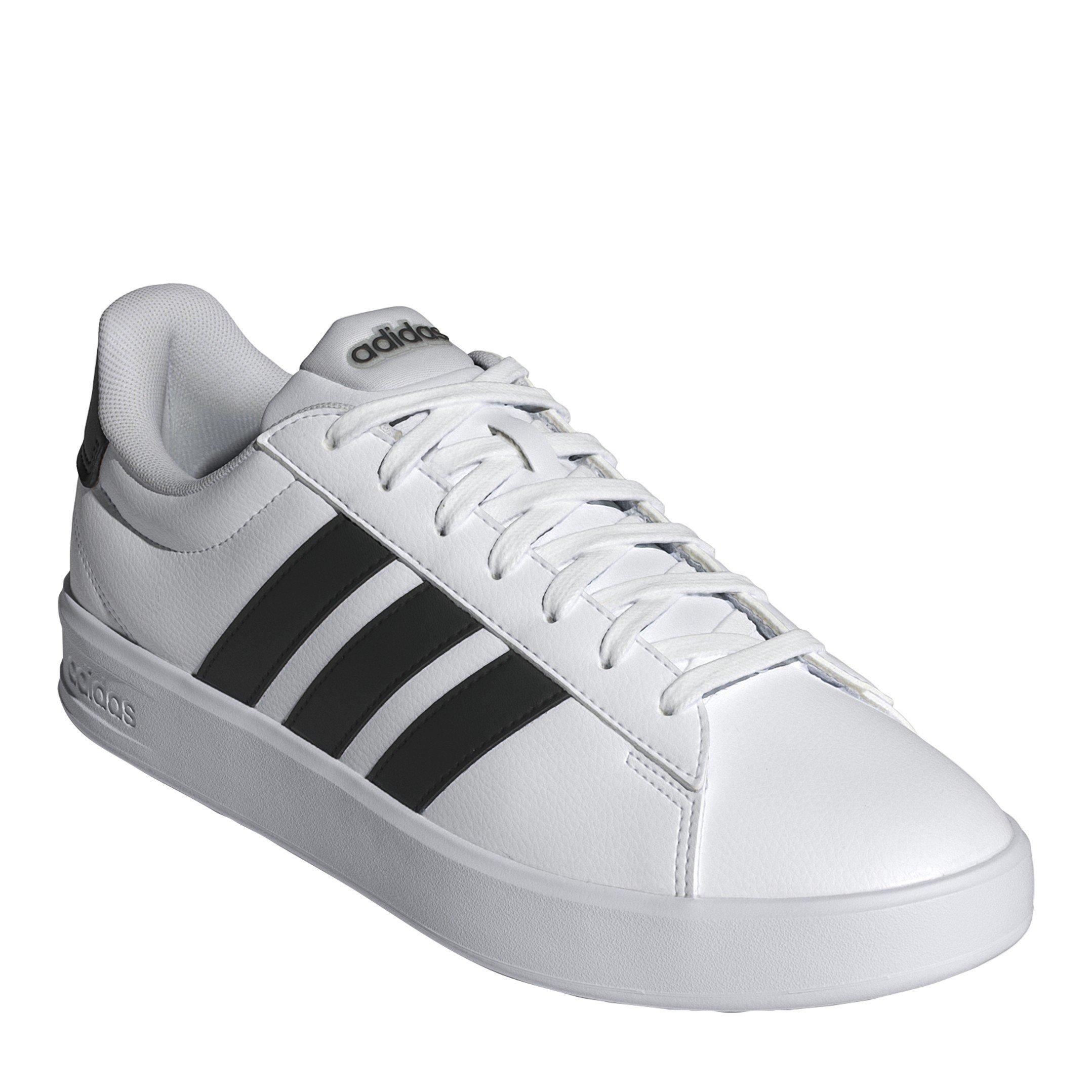 Branco/Preto - adidas - Grand Court 2 Trainers Mens - 3