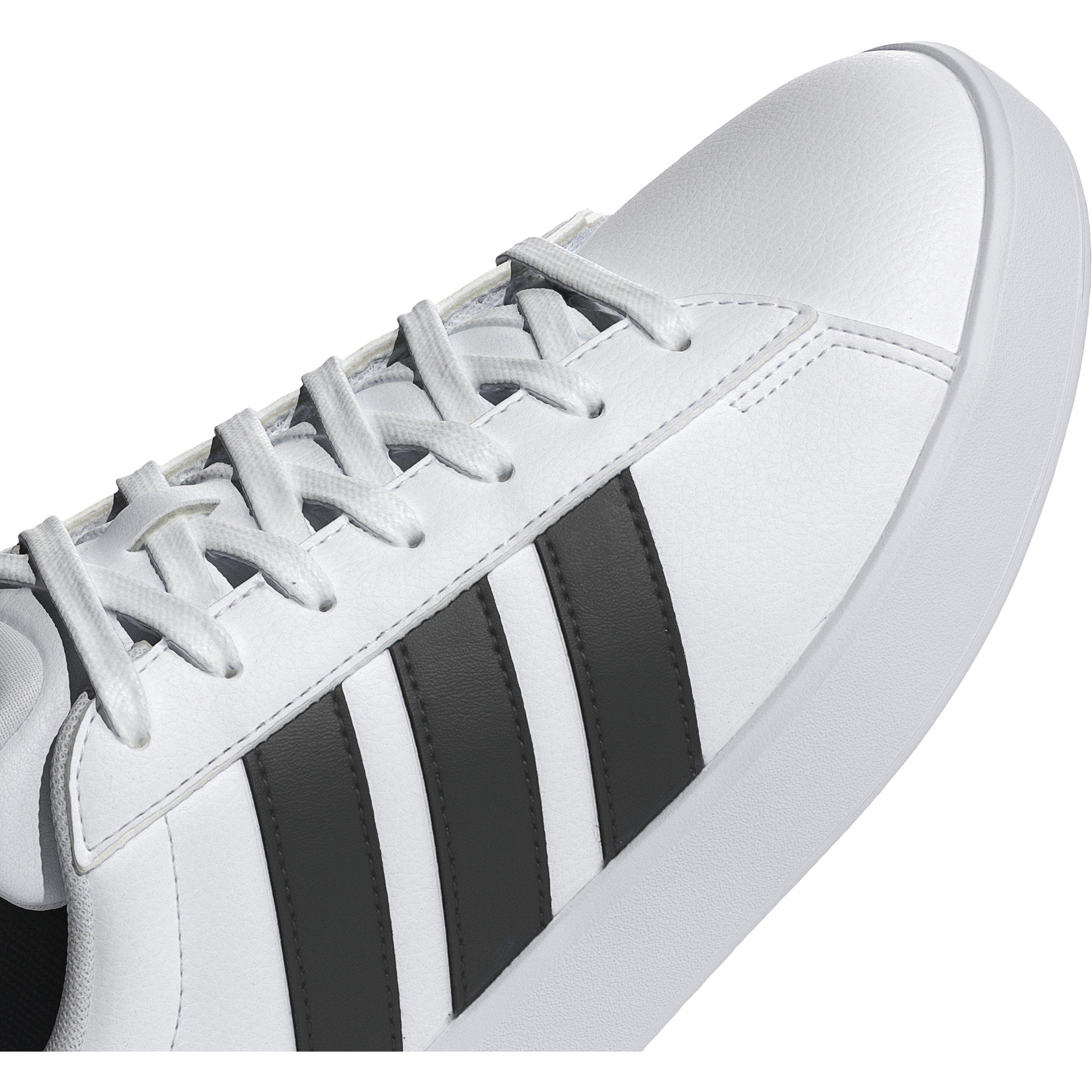 Branco/Preto - adidas - Grand Court 2 Trainers Mens - 7