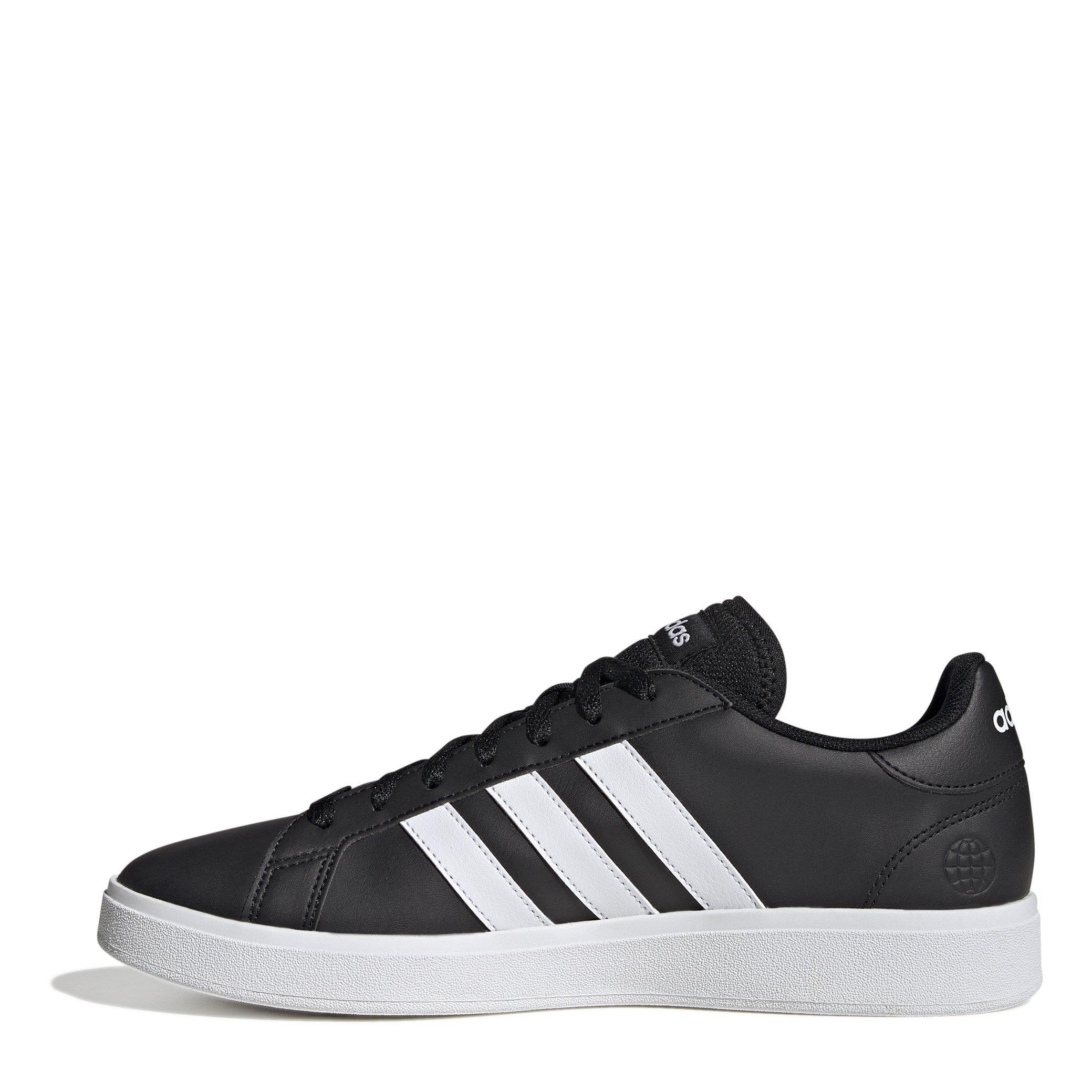 Zwart/Wit - adidas - Court Base 2 Trainers Mens - 2