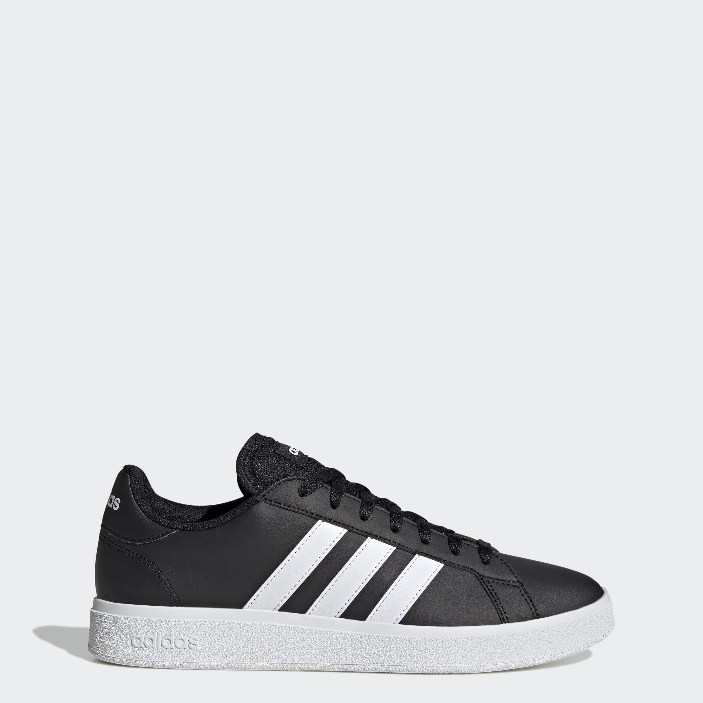 Zwart/Wit - adidas - Court Base 2 Trainers Mens - 16