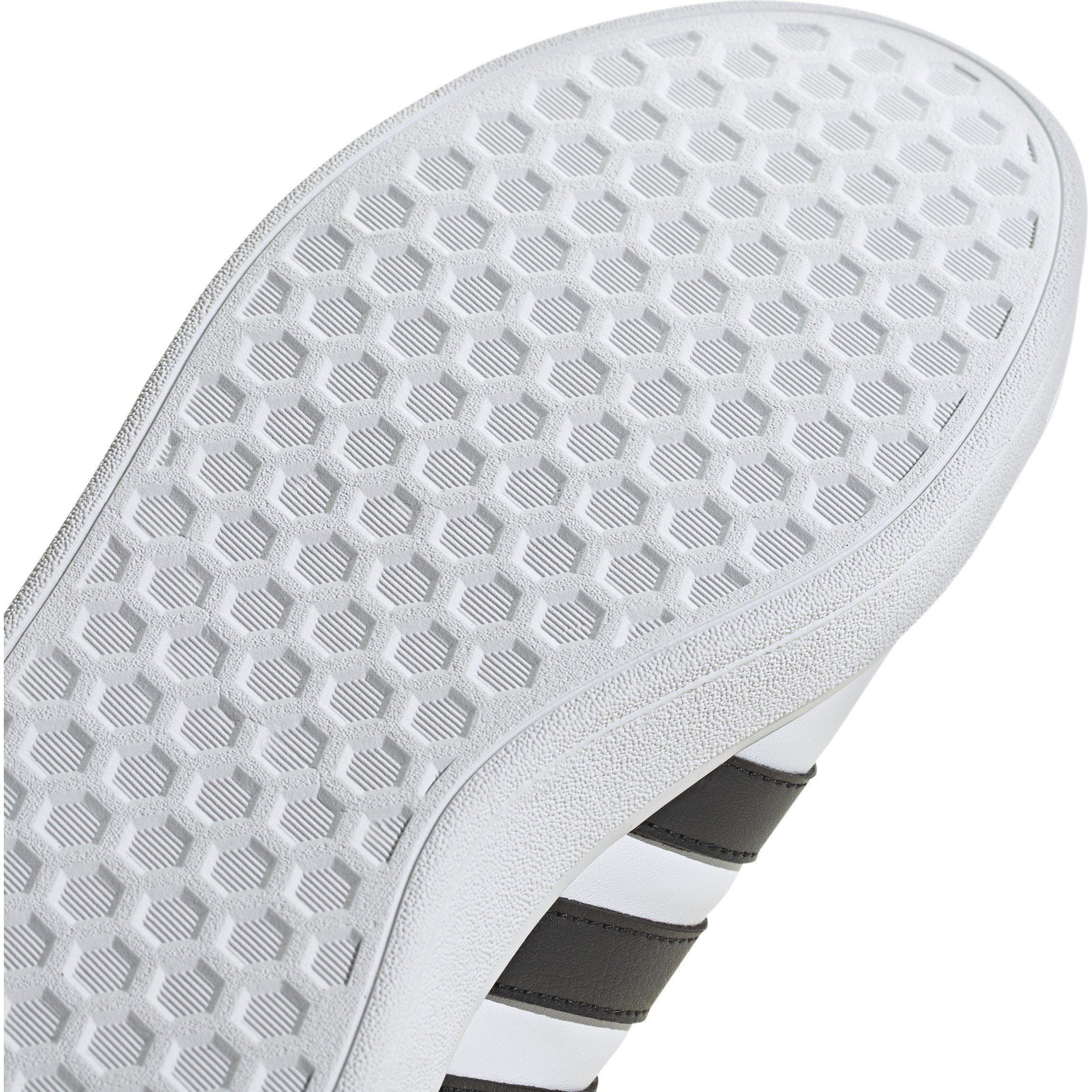 Wit/Zwart - adidas - Court Base 2 Trainers Mens - 8