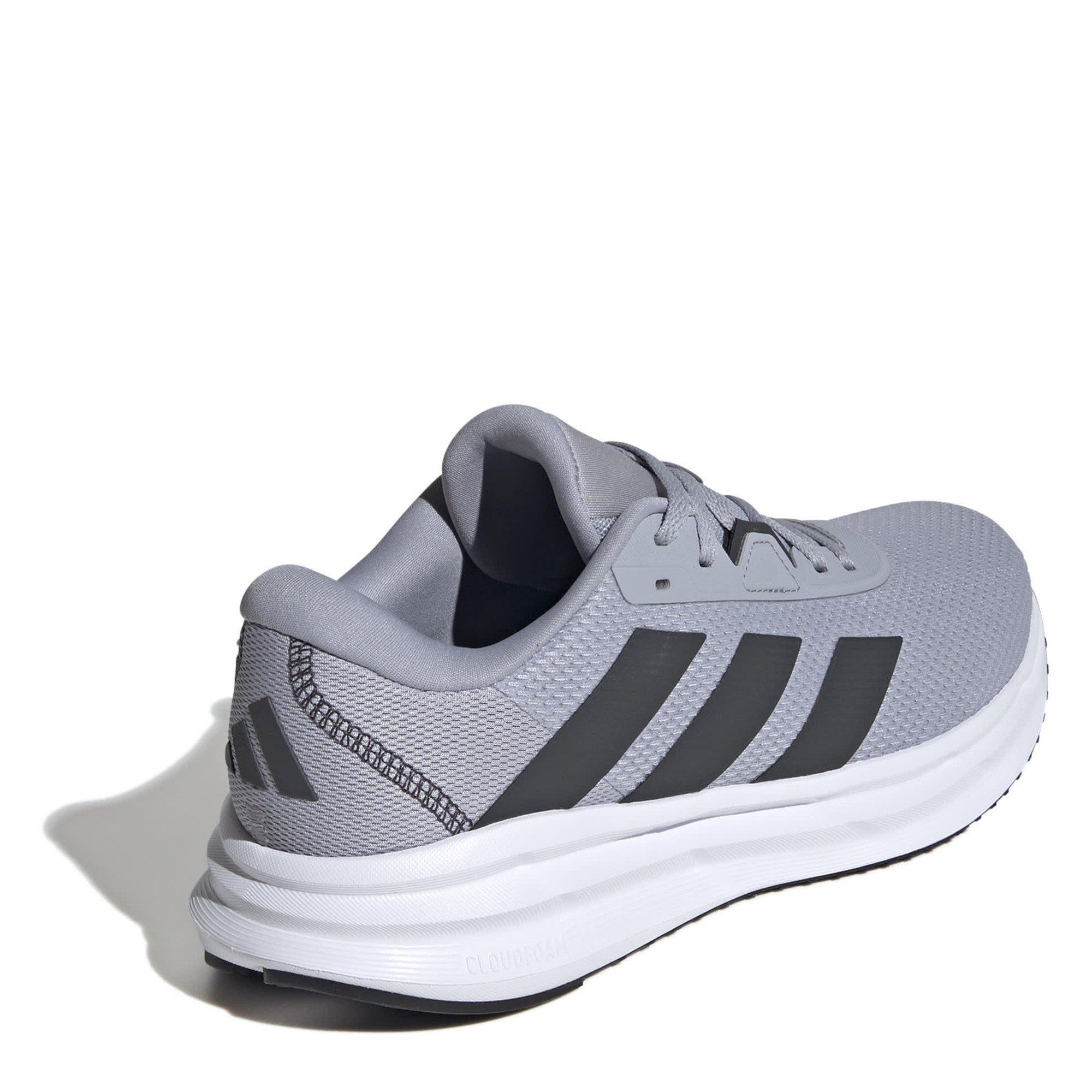 Silv/Carbon/Blk - adidas - Galaxy 7 Mens Running Shoes - 5