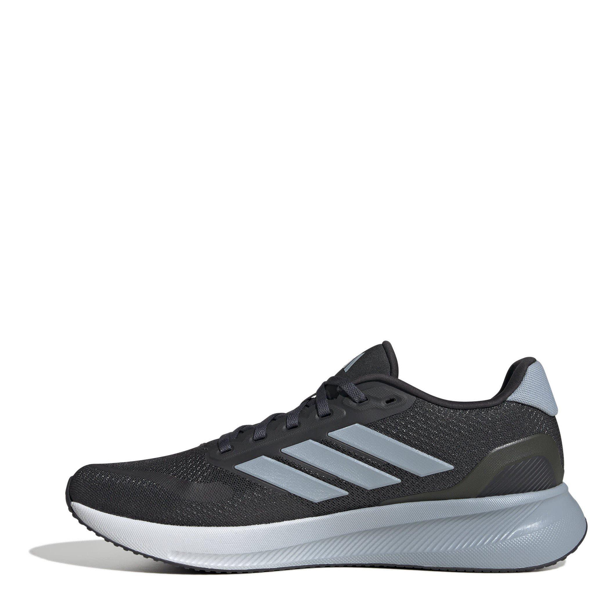 Carbon/Blue/Wht - adidas - Runfalcon 5 Mens Running Shoes - 2