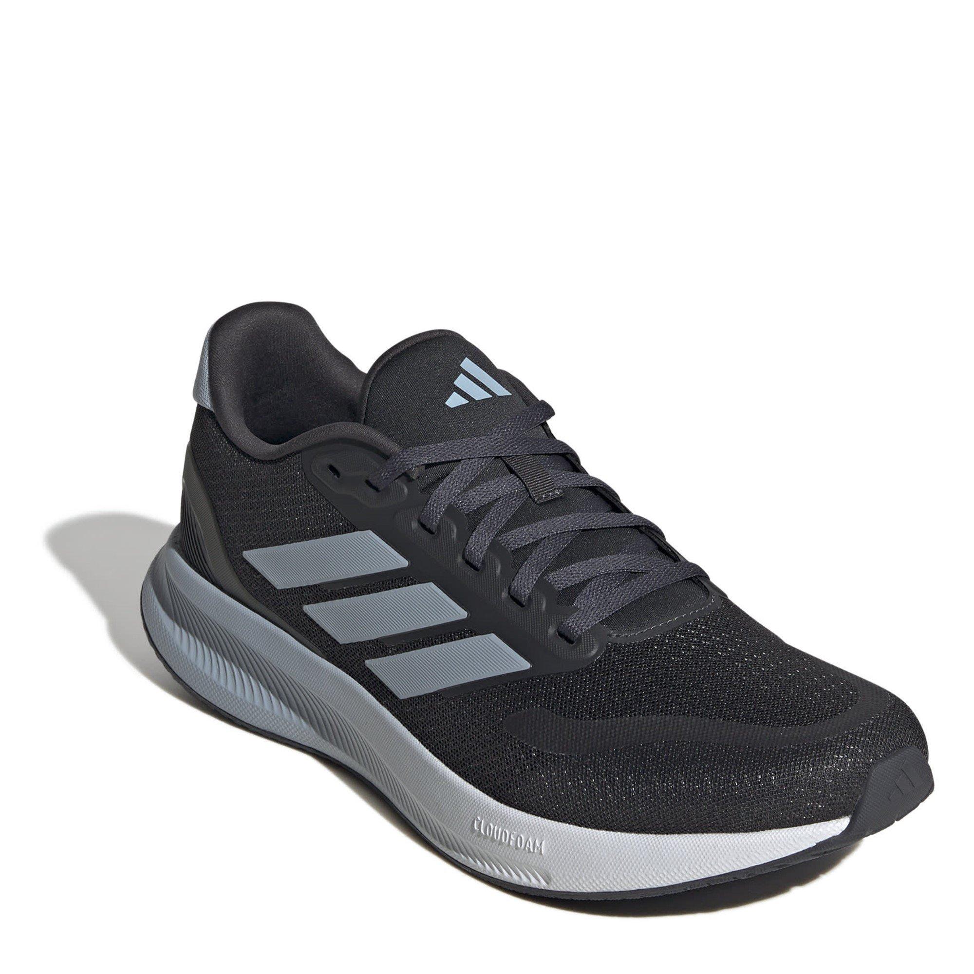Carbon/Blue/Wht - adidas - Runfalcon 5 Mens Running Shoes - 3