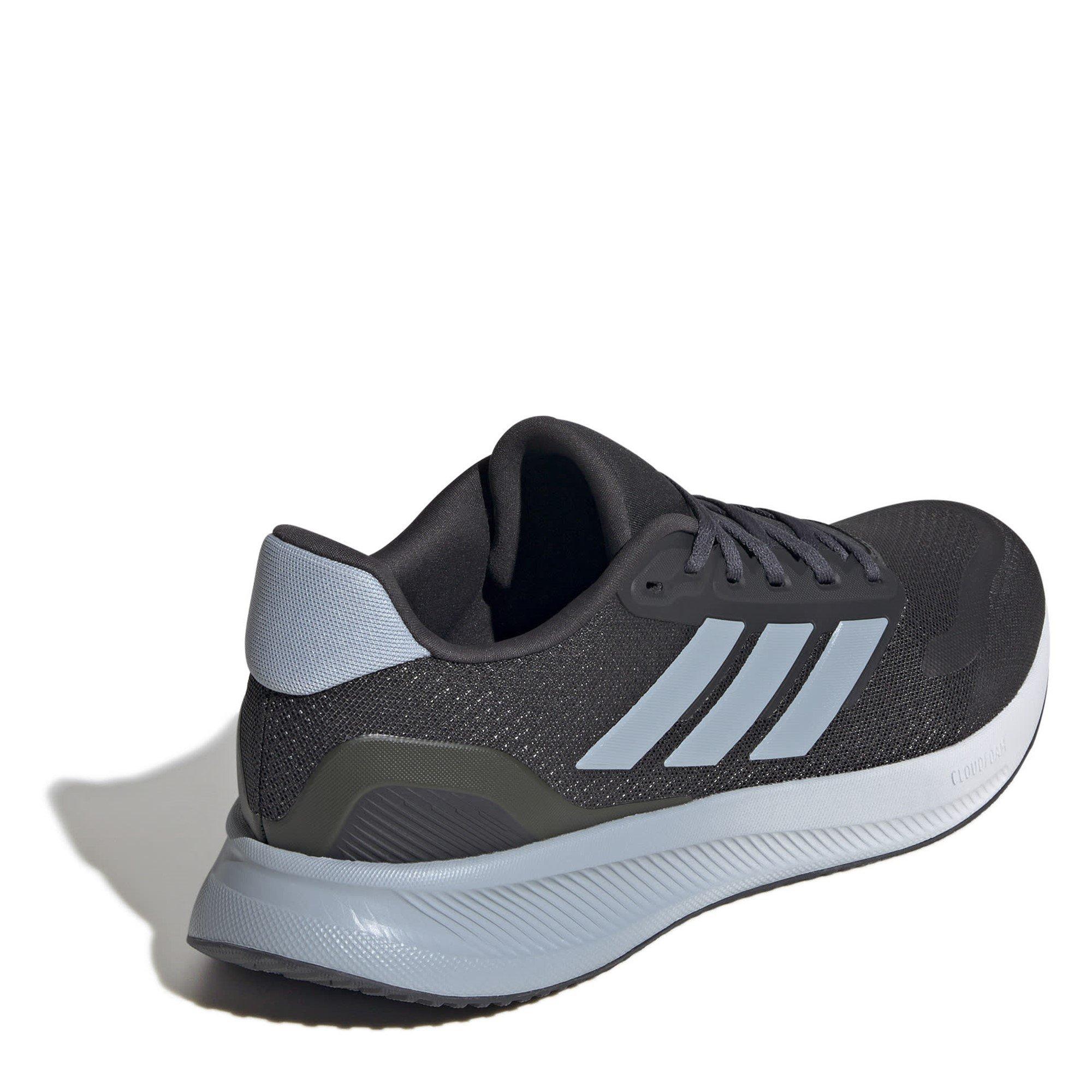 Carbon/Blue/Wht - adidas - Runfalcon 5 Mens Running Shoes - 4