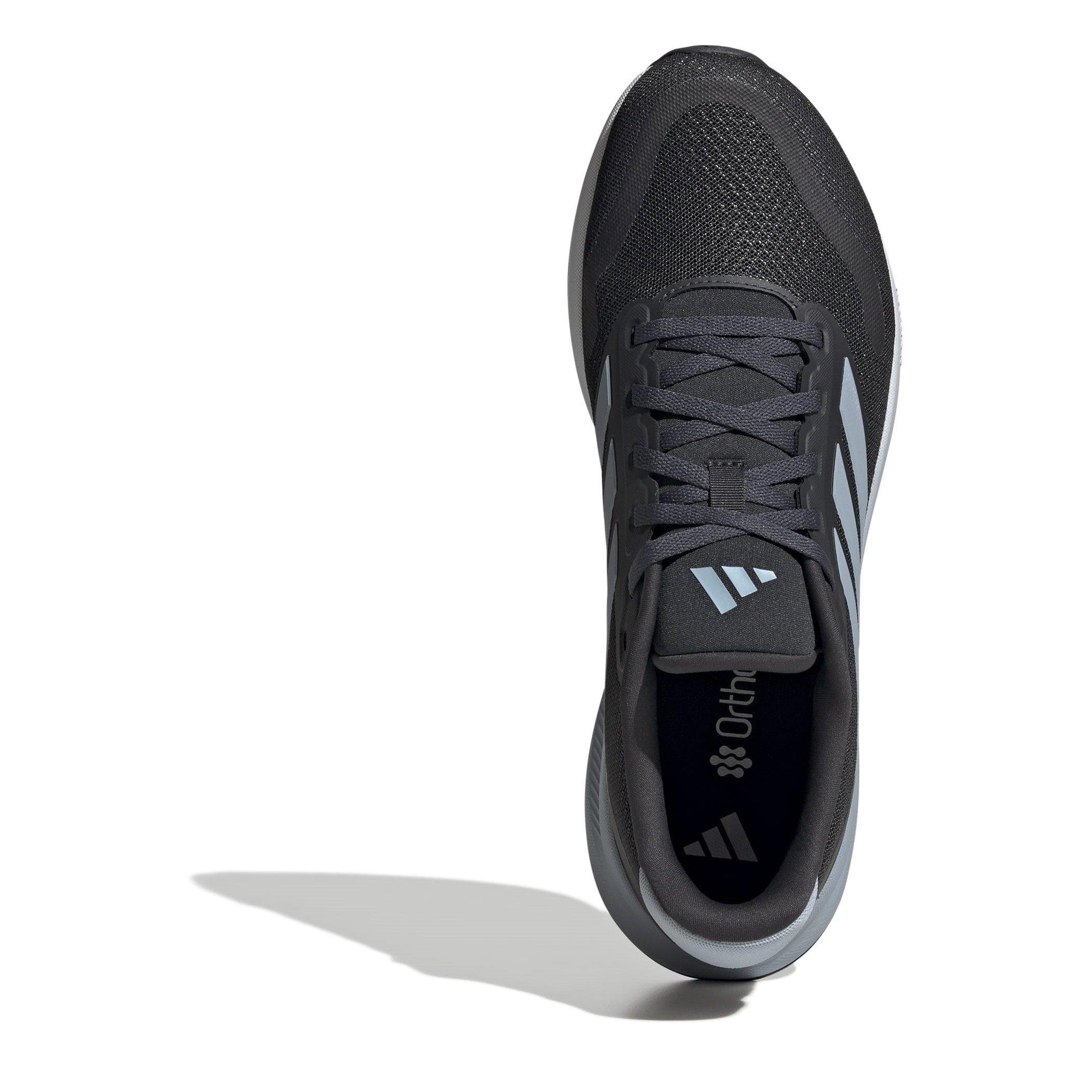 Carbon/Blue/Wht - adidas - Runfalcon 5 Mens Running Shoes - 5