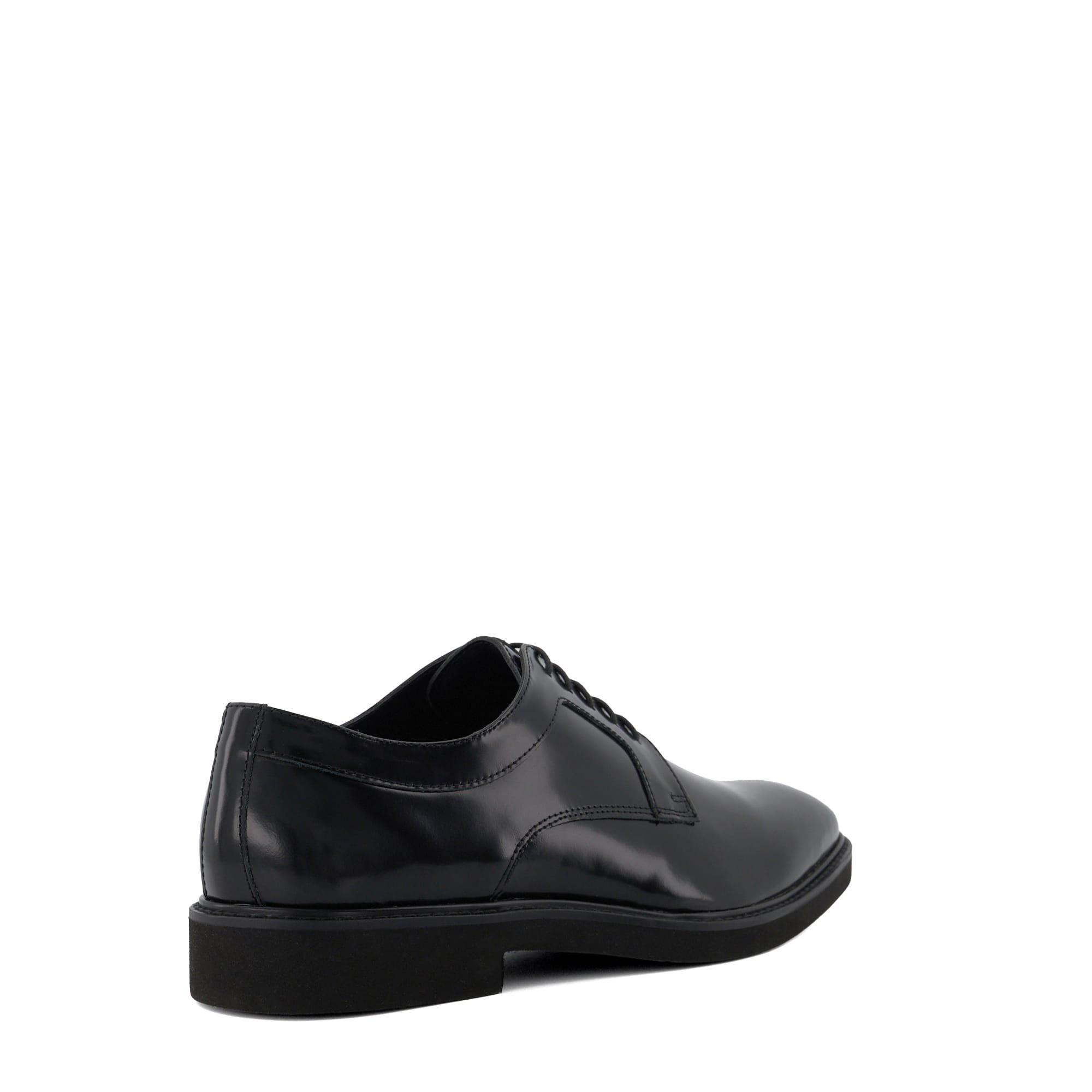 Black Lth 484 - Dune London - Shilon Derby Shoes - 3