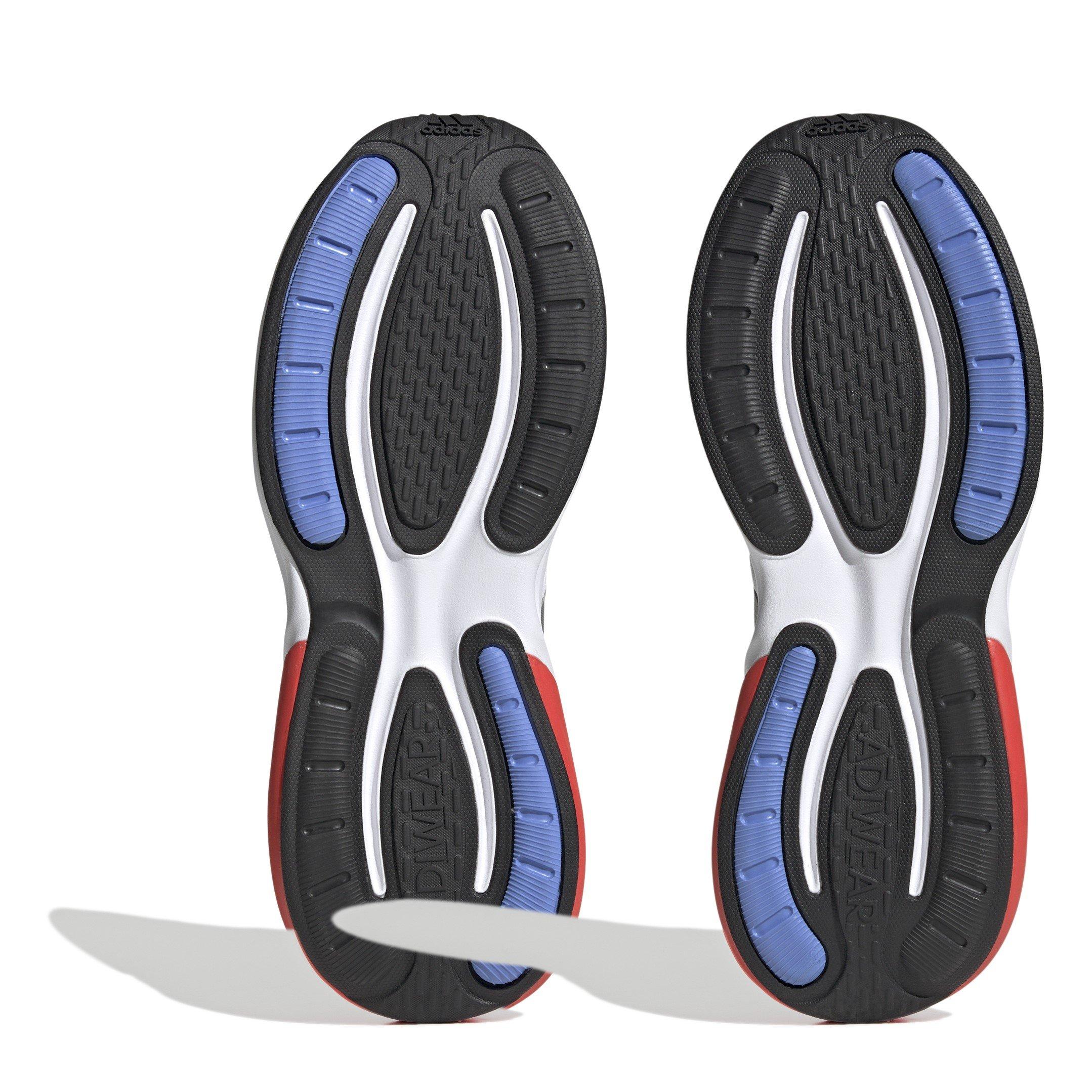 Wht/Silv/Red - adidas - AlphaBounce + Trainers Adults - 6