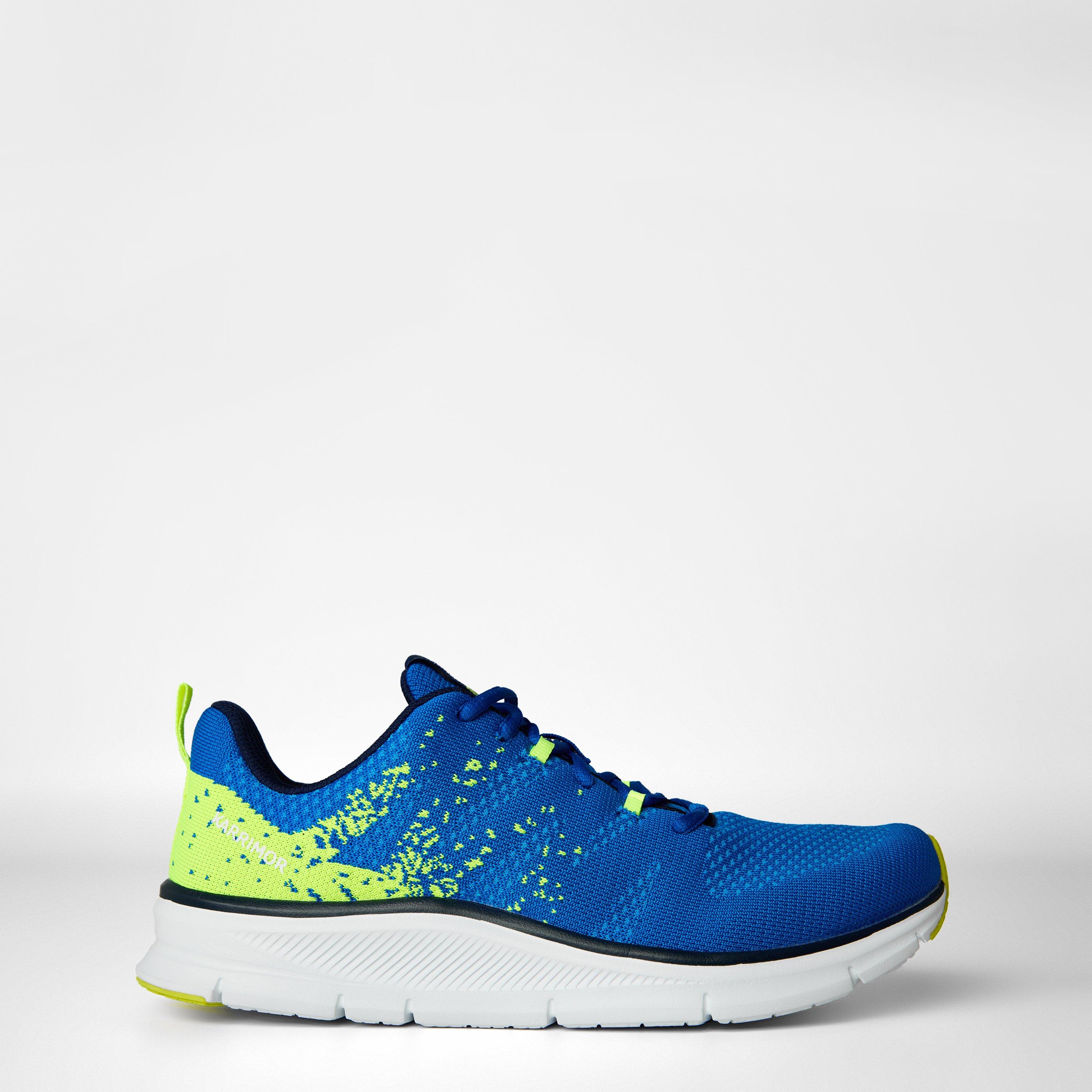 Karrimor Men's Duma 6 Running Shoes - Blue/Lime - 11 (46)