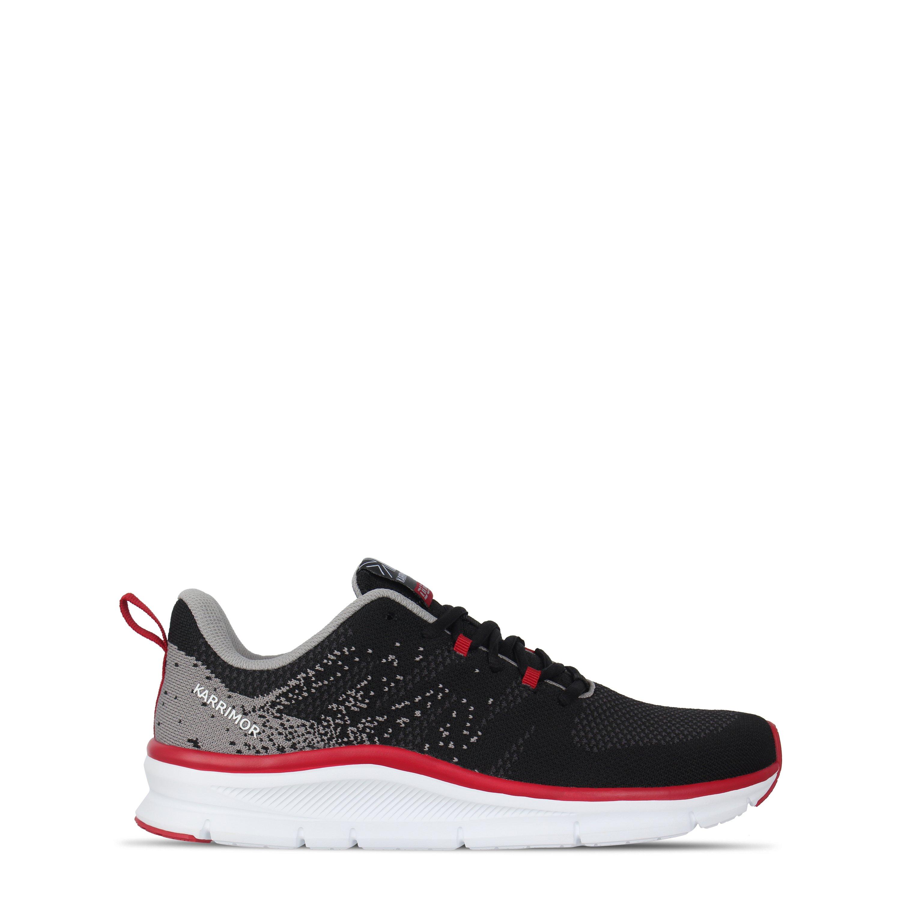 Karrimor Men's Duma 6 Running Shoes - Black/Red - 9 (43)