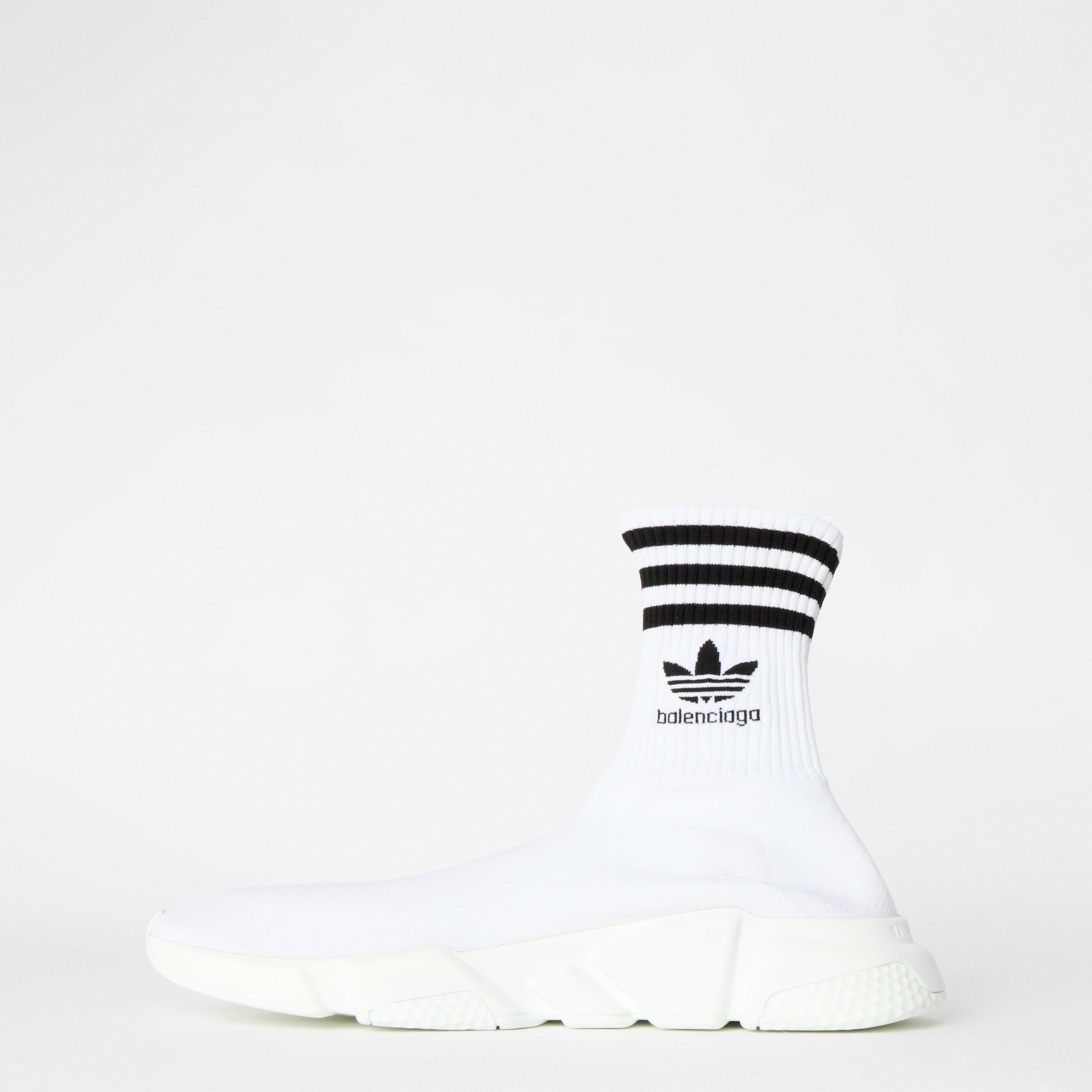 White/Black - Balenciaga - X Adidas Speed Trainers - 2