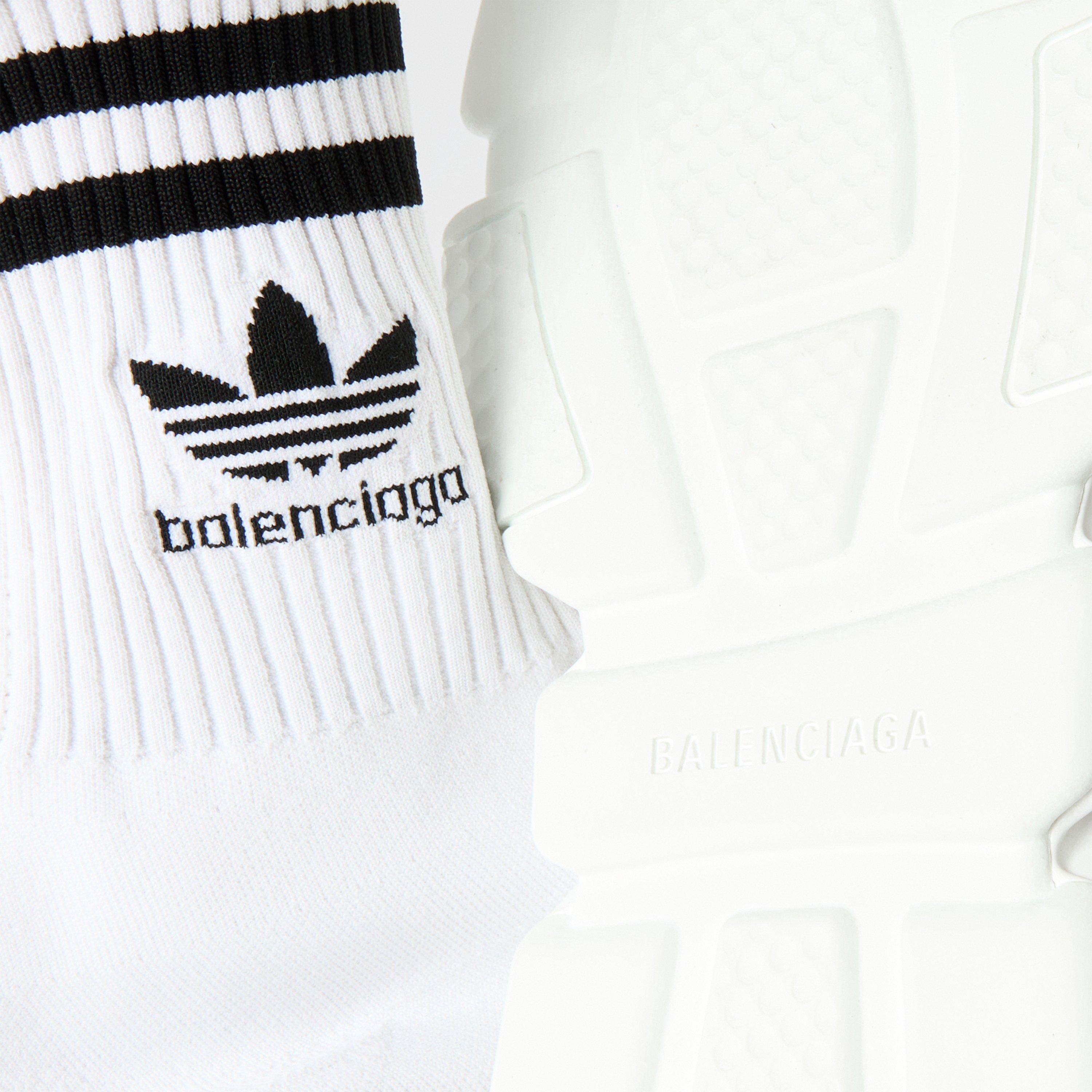 White/Black - Balenciaga - X Adidas Speed Trainers - 4