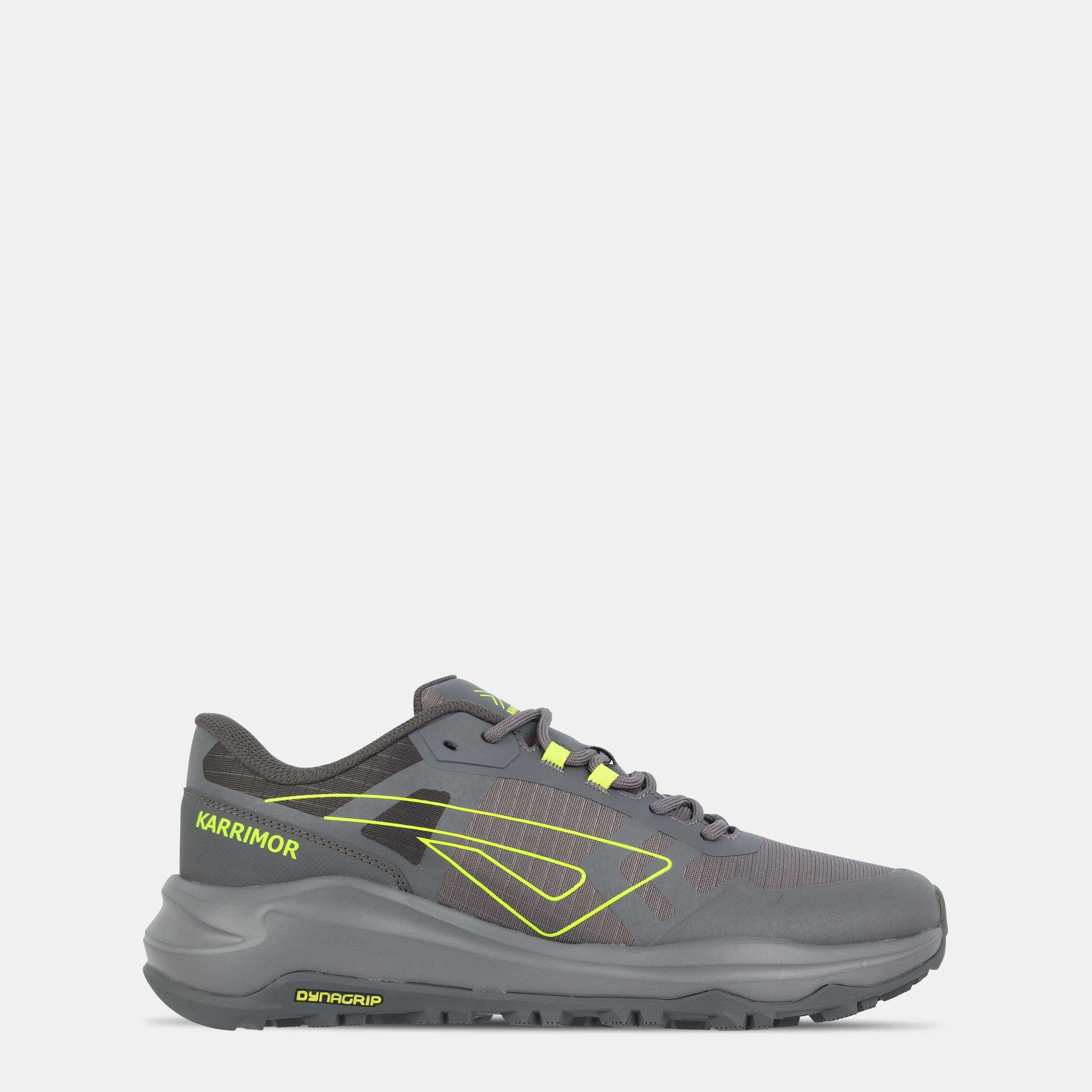 Grey/Lime - Karrimor - Tempo Trail Trainers Mens - 1