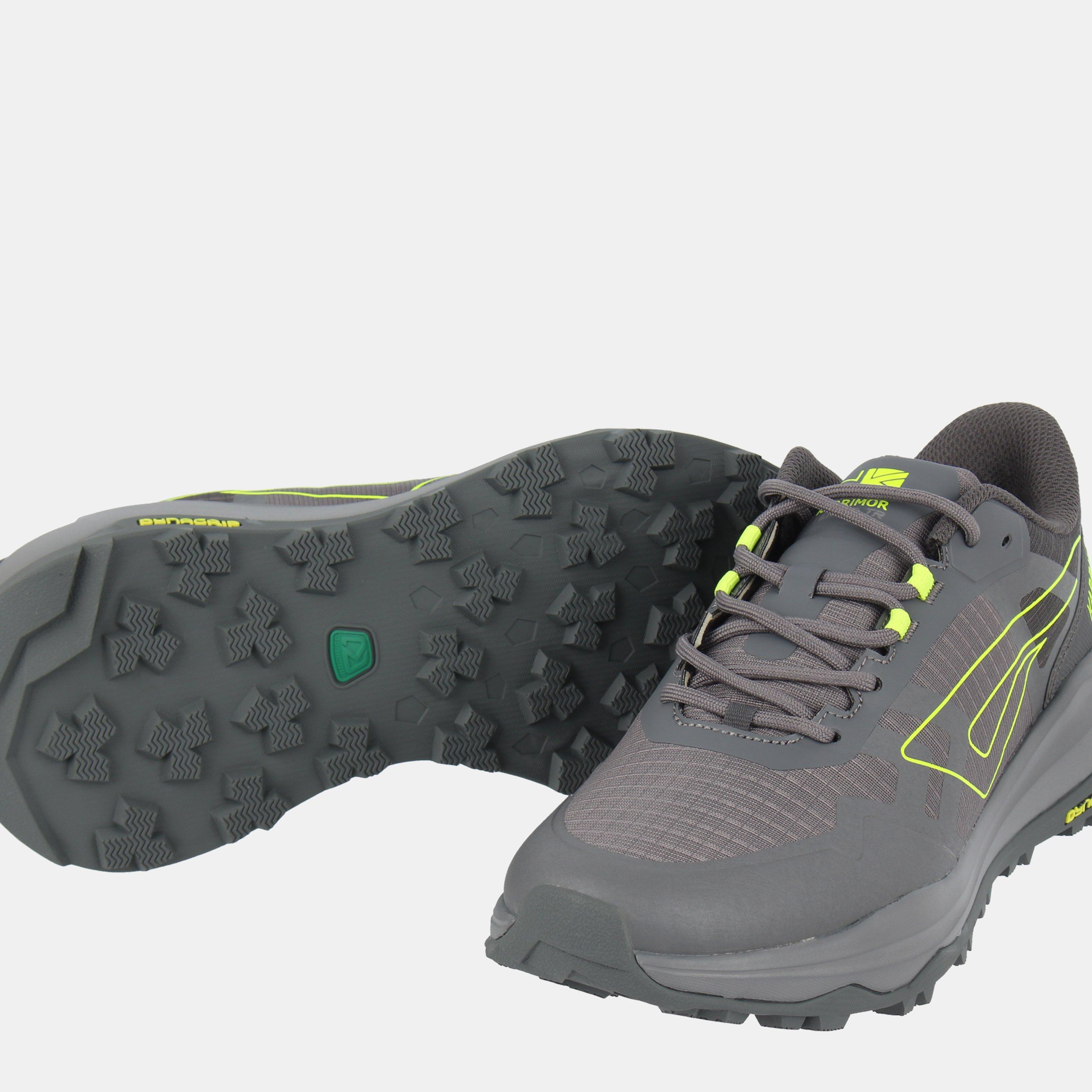 Grey/Lime - Karrimor - Tempo Trail Trainers Mens - 3