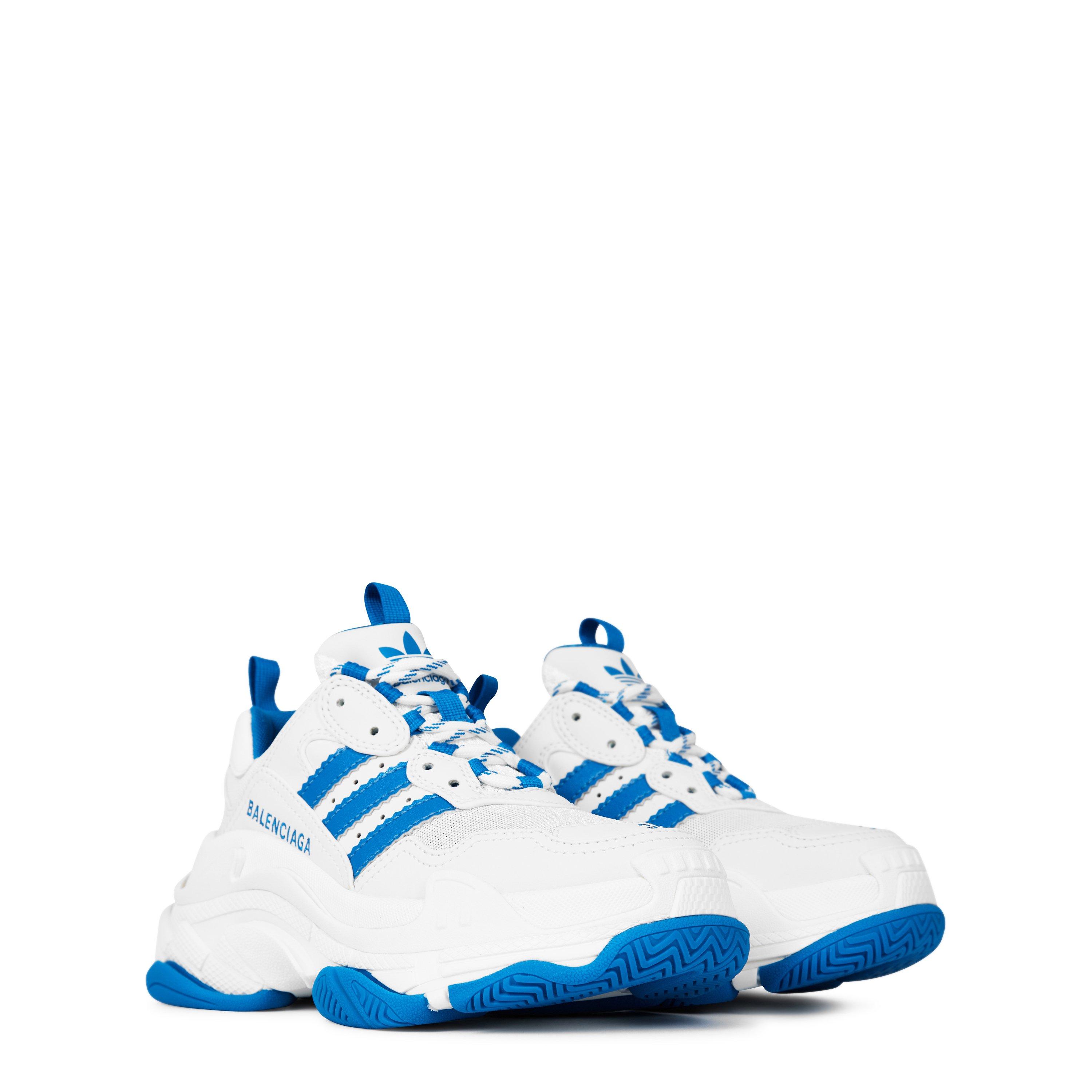 Wht/Blu 9040 - Balenciaga - X Adidas Triple S Sneakers - 3