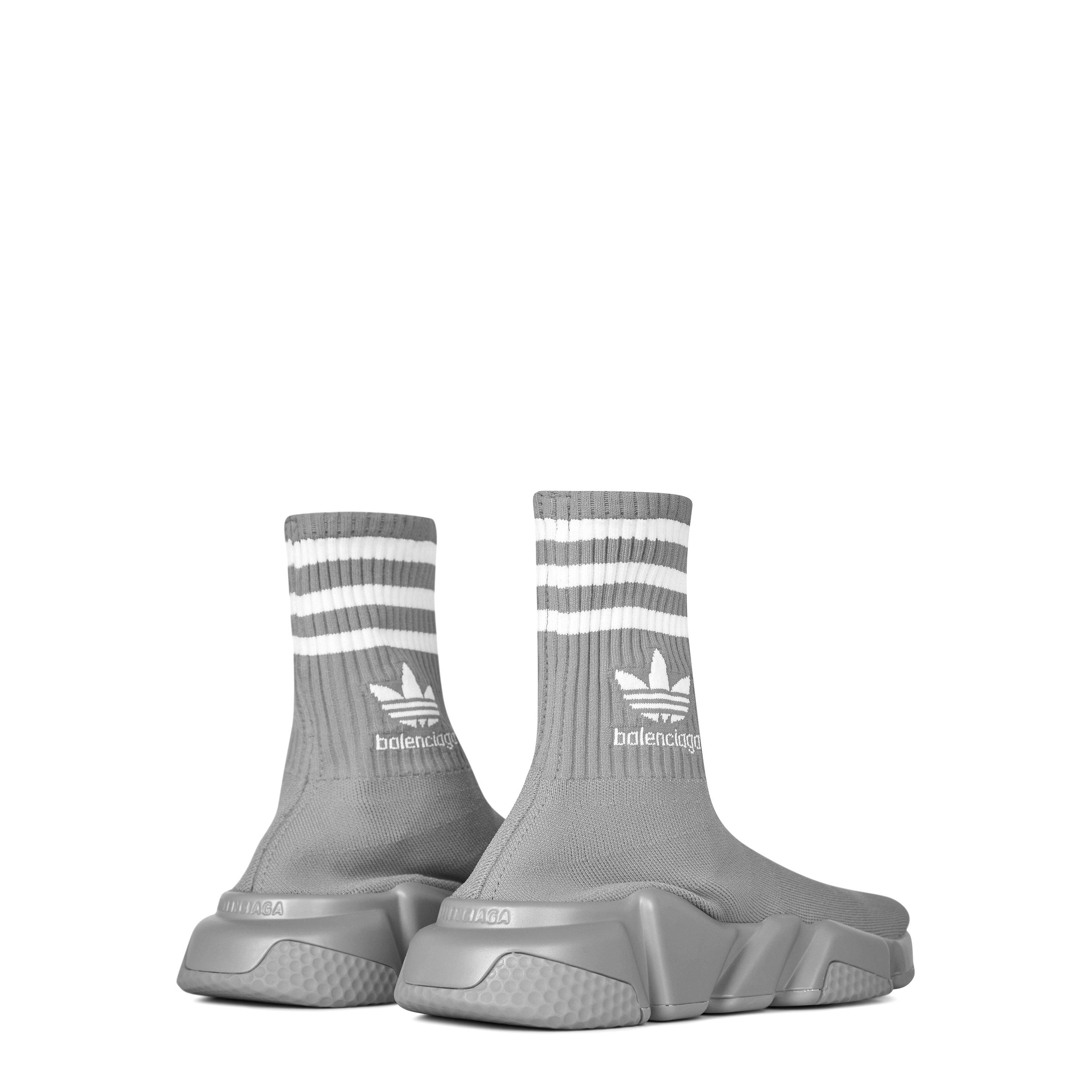 Gry/Wht 1590 - Balenciaga - X Adidas Speed Trainers - 5