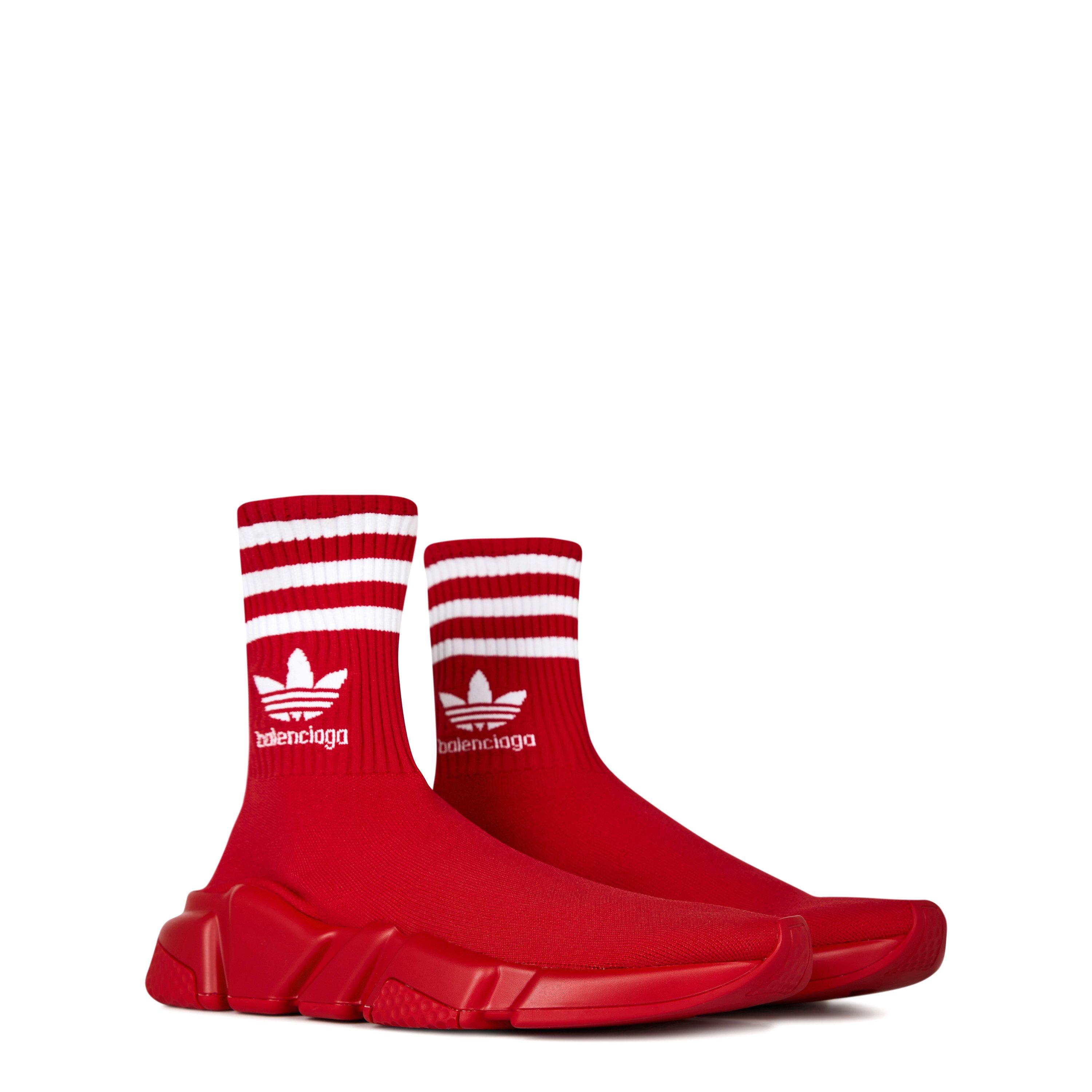 Rd/Wht 6090 - Balenciaga - X Adidas Speed Trainers - 4
