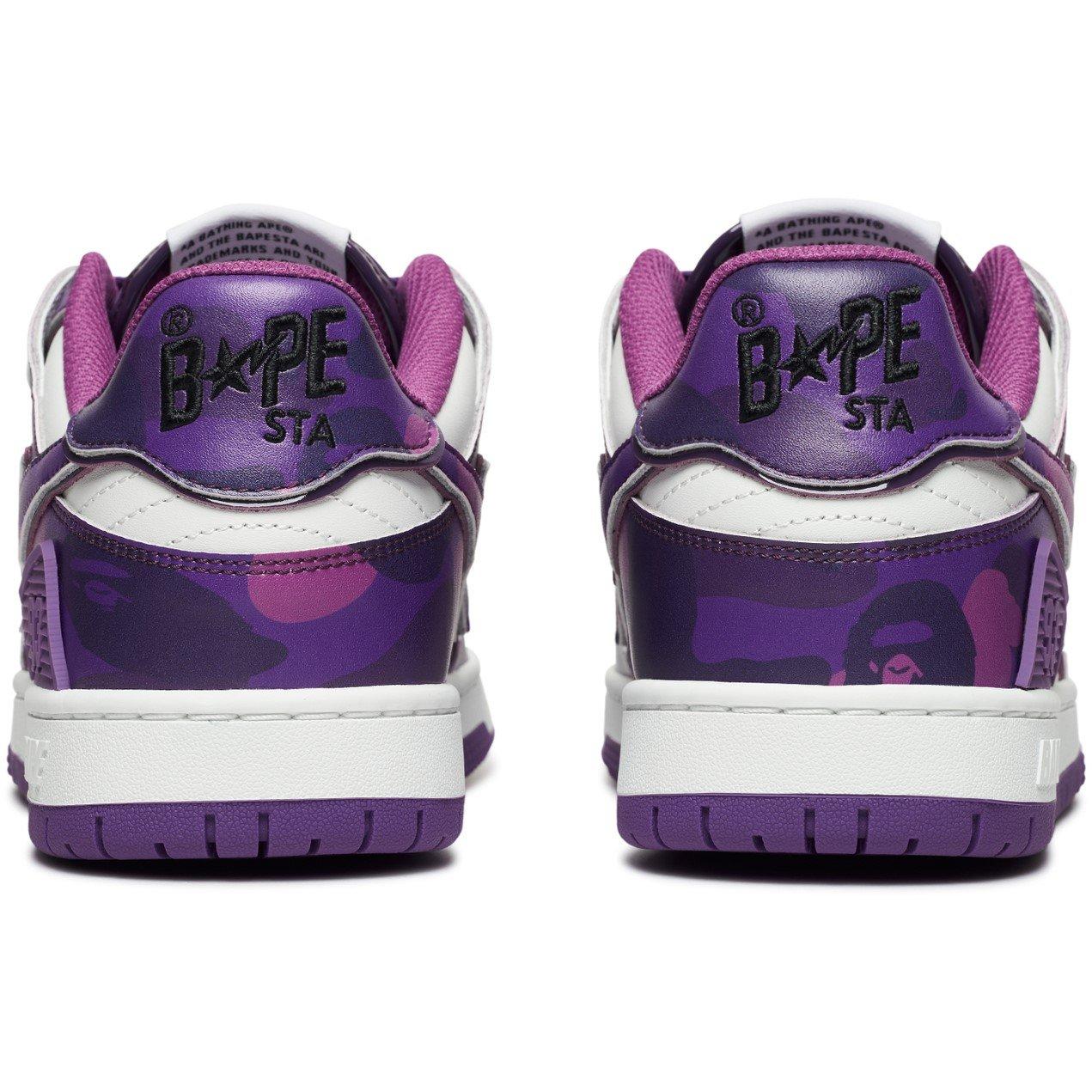 Purple Camo - A Bathing Ape - Sta Number 3 Mens Sneakers - 2