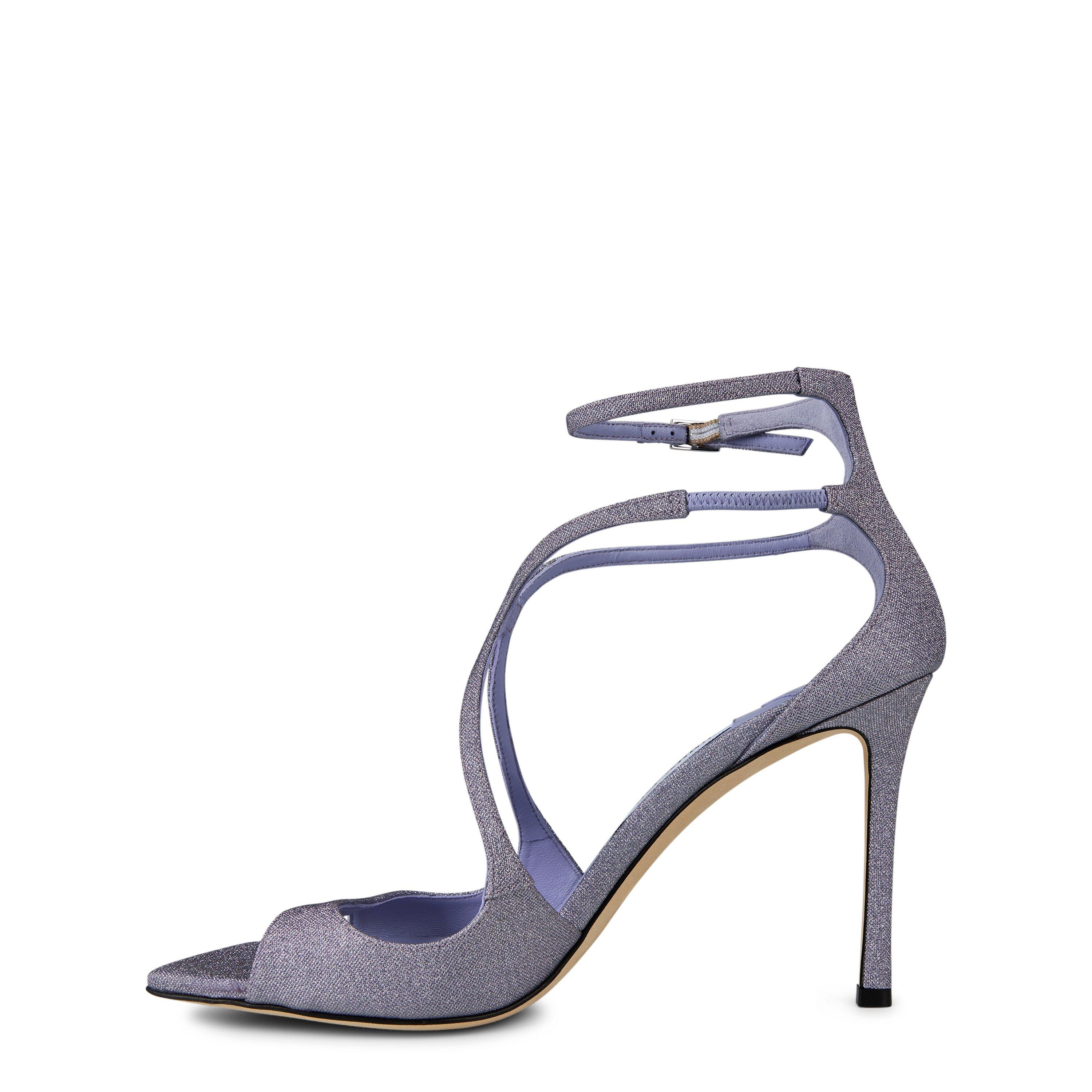 TANZANITE - Jimmy Choo - Women's Azia 95 Leather Sandals - 3