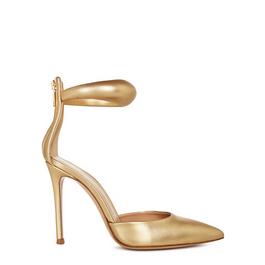 Gianvito Rossi Bijoux Metallic Heeled Sandals