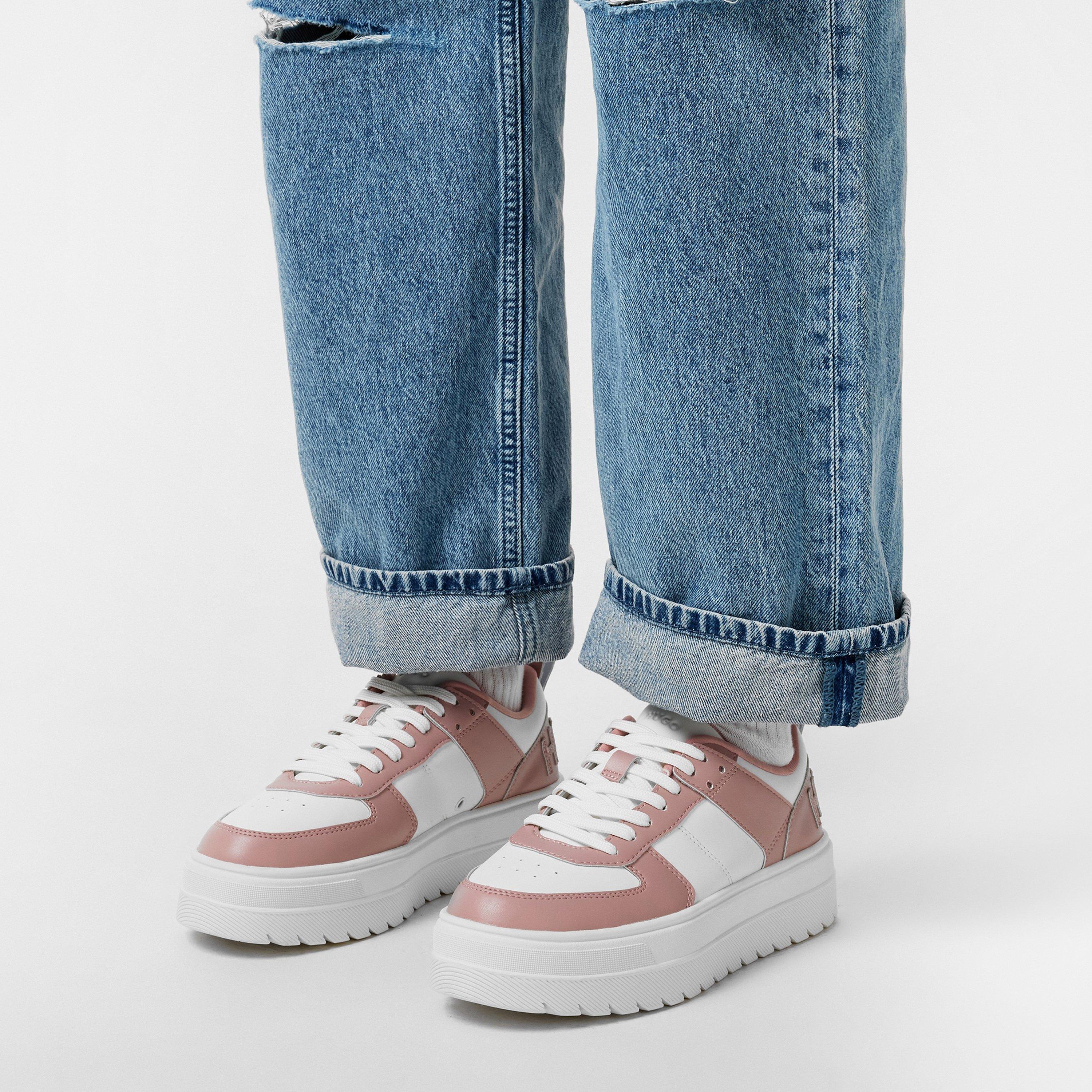 Pink - Hugo - Women's Sole Platform Trainers - 2