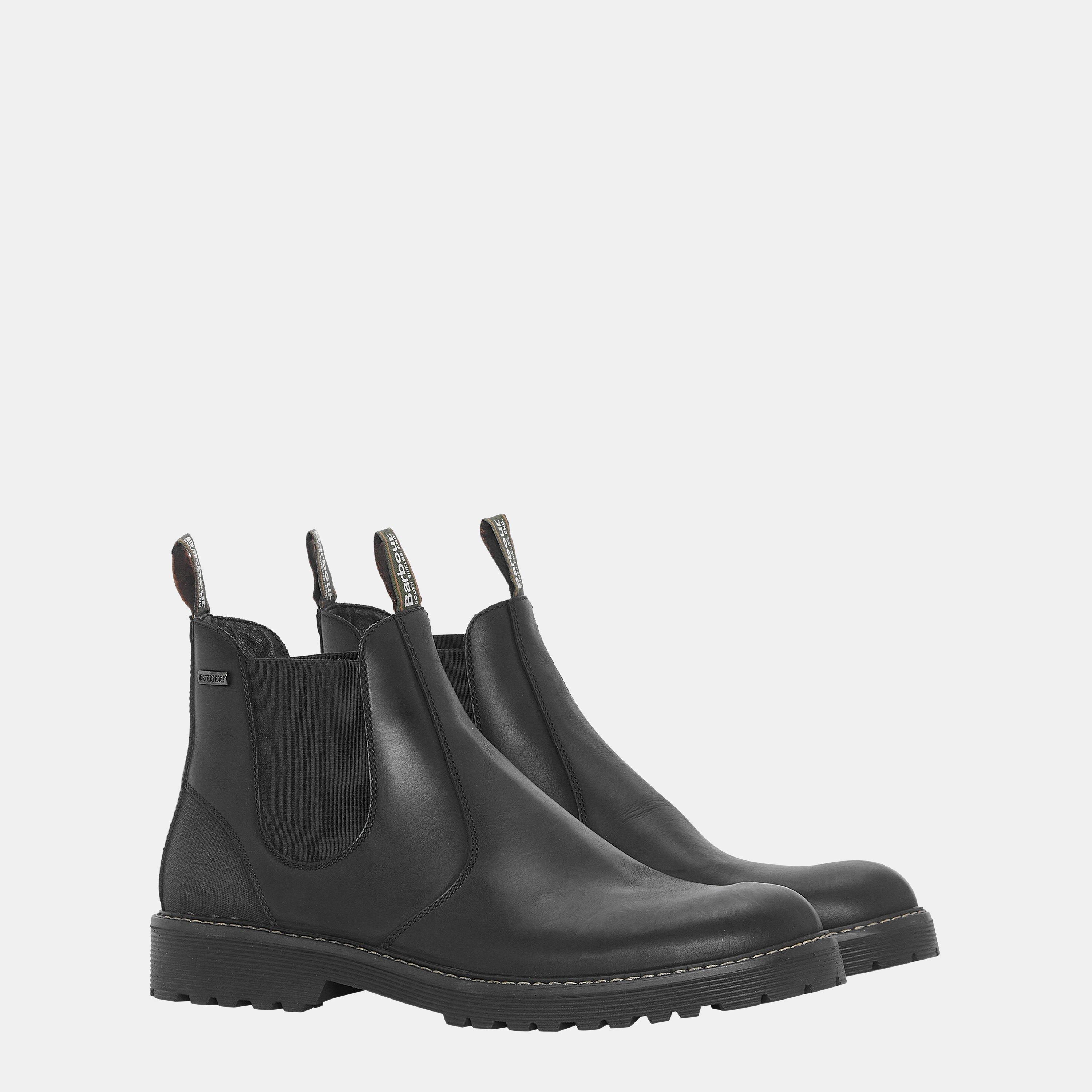 Black - Barbour - Patton Chelsea Boots - 2