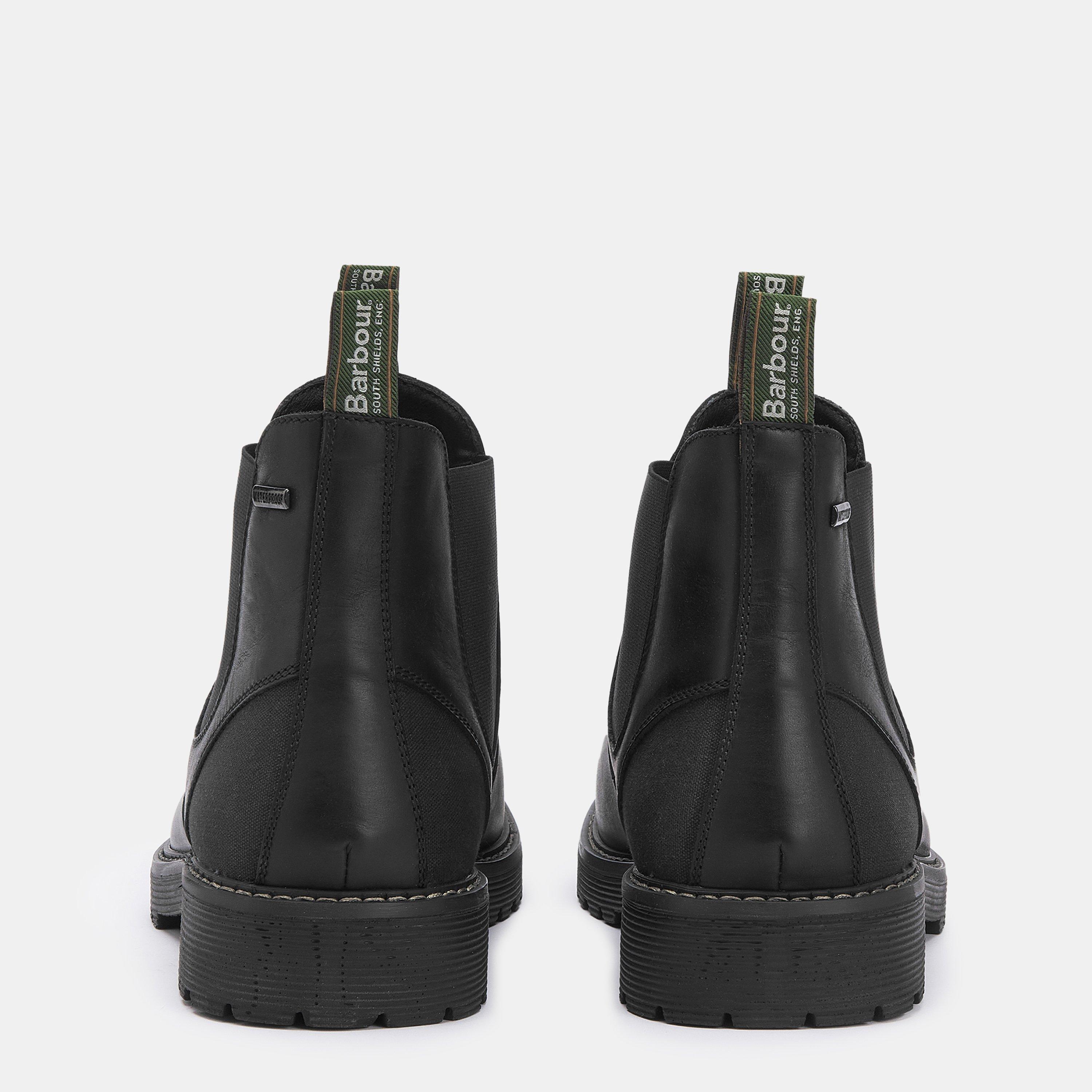 Black - Barbour - Patton Chelsea Boots - 6