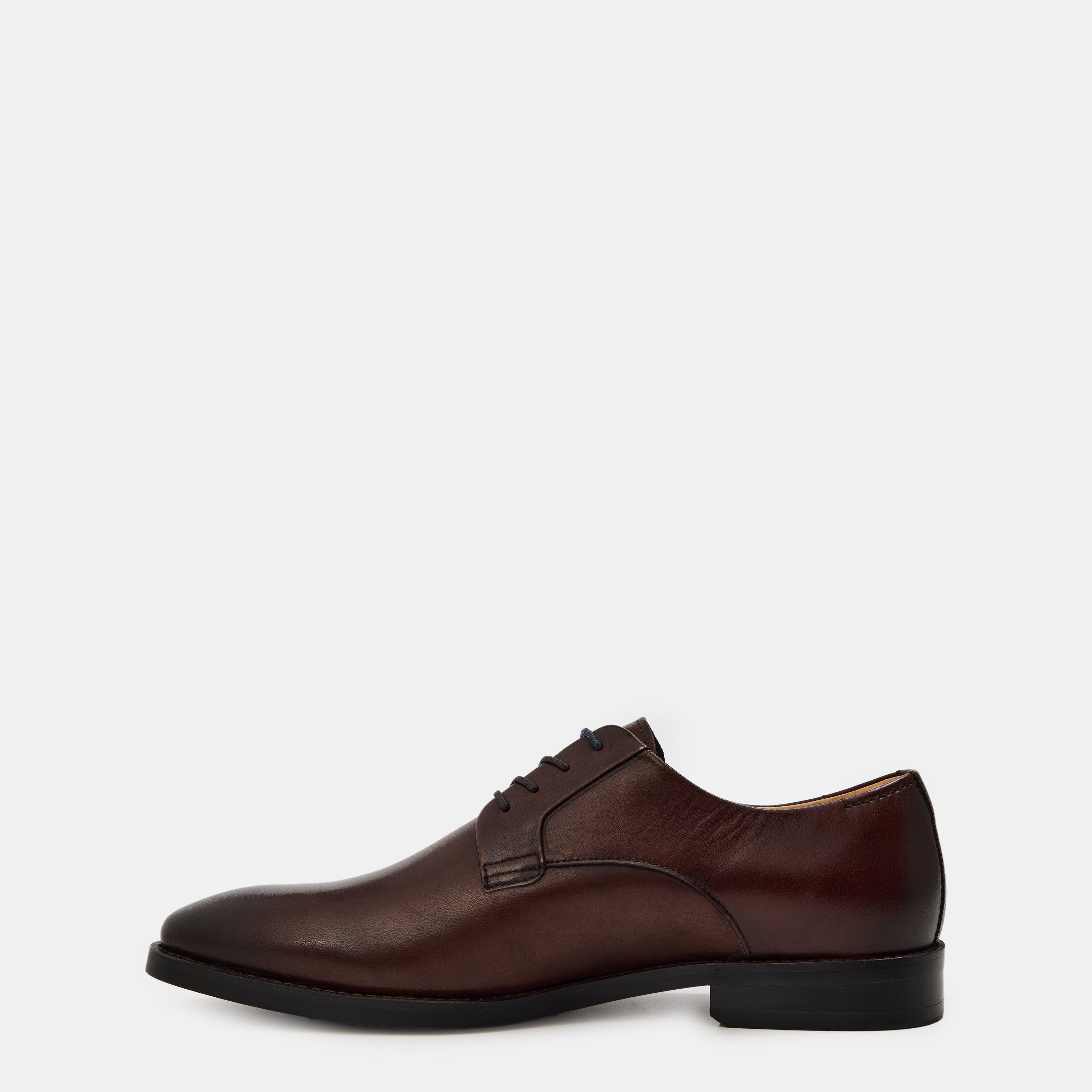 Brown Leather - Ted Baker - Regent Derby Shoes - 2