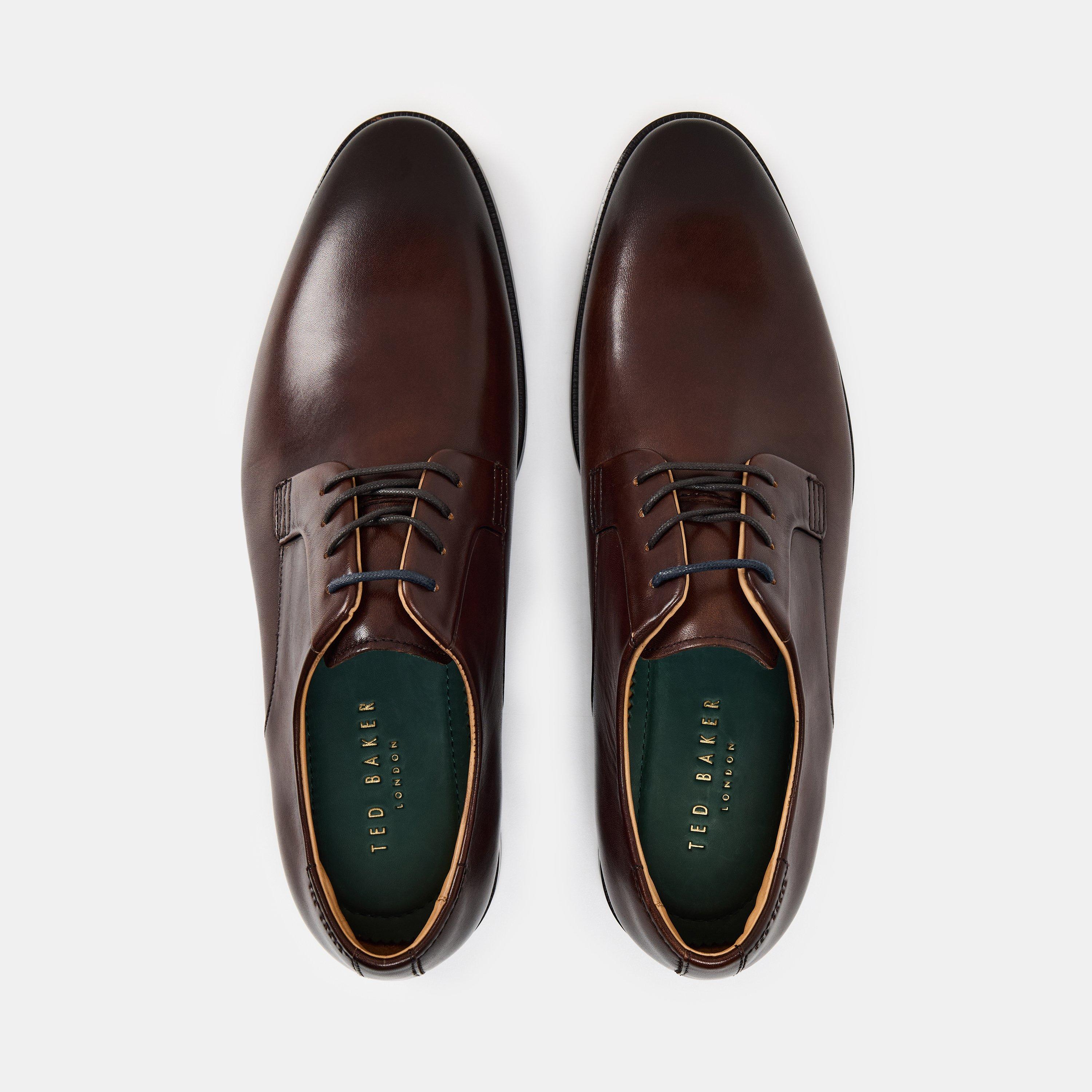 Brown Leather - Ted Baker - Regent Derby Shoes - 5