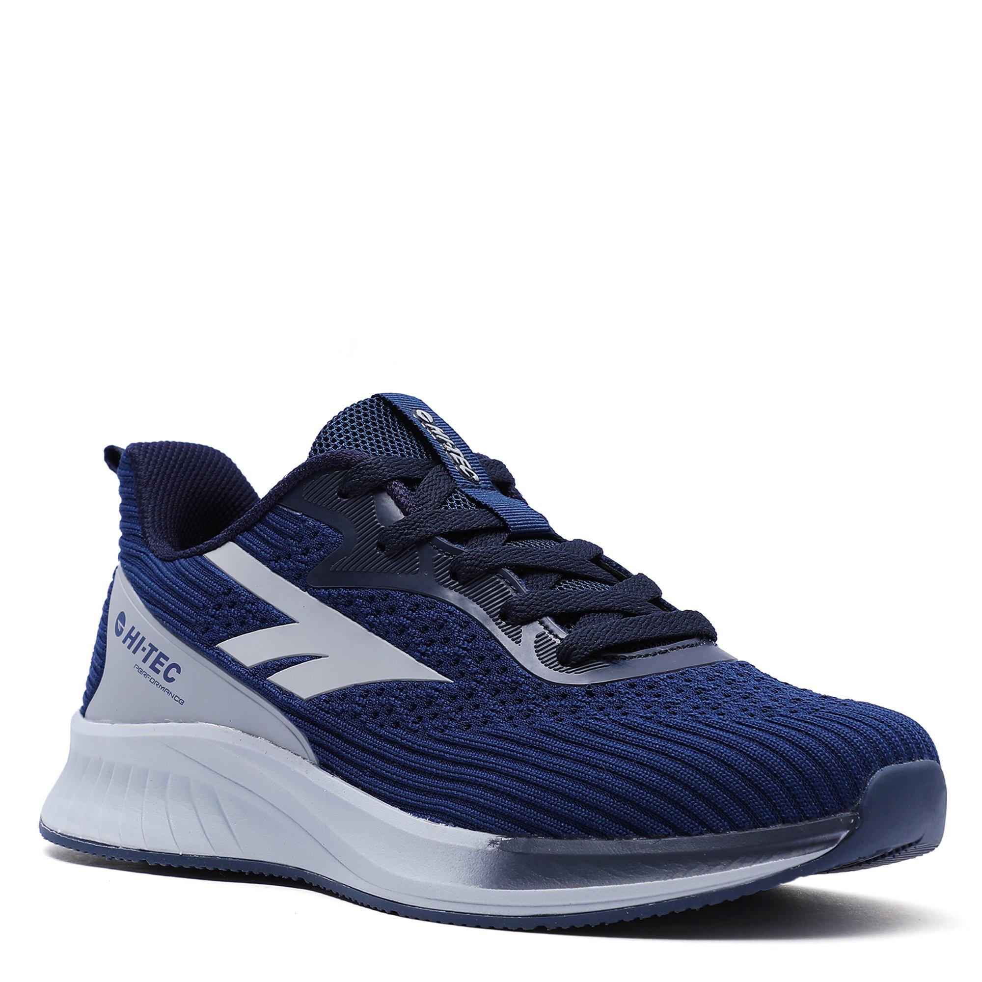 M/BLUE-C/GREY - Hi Tec - Hi Baserunner Mens Shoes - 5