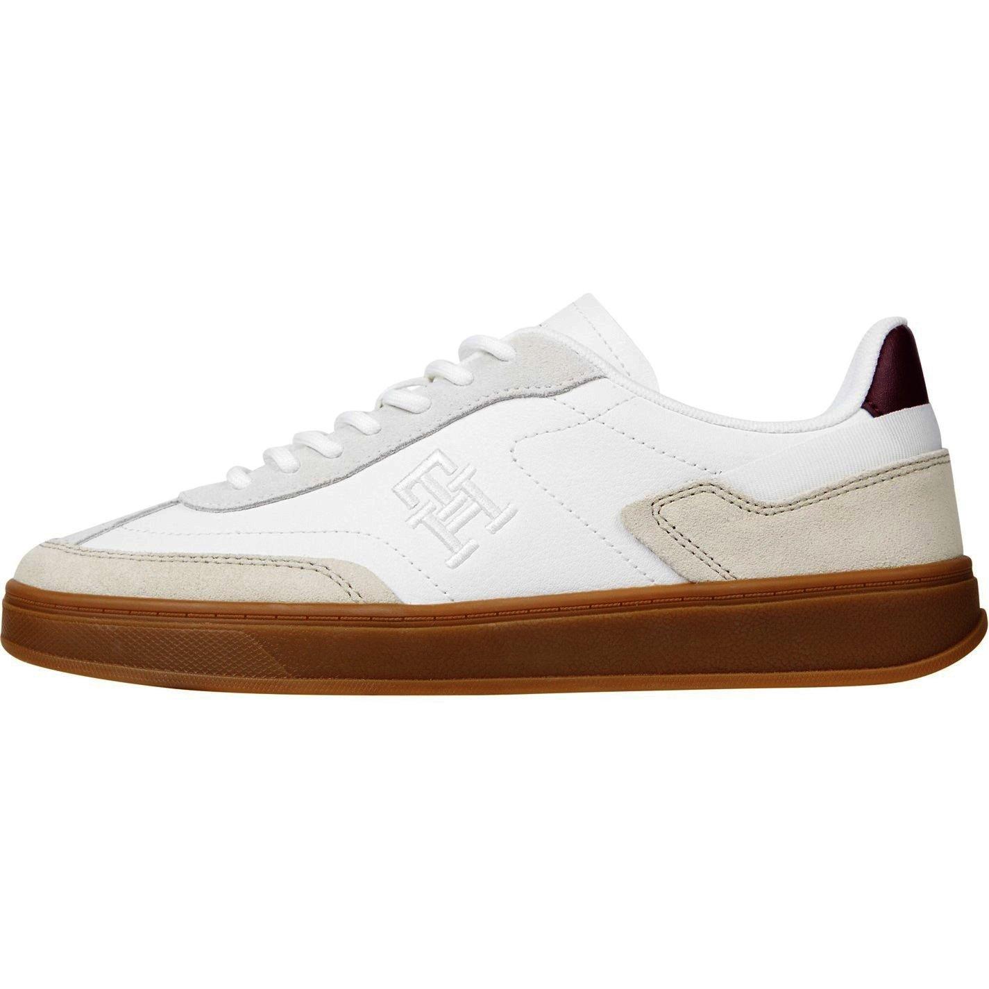 Classic Beige - Tommy Hilfiger - Gum Sole Low Top Trainers - 3