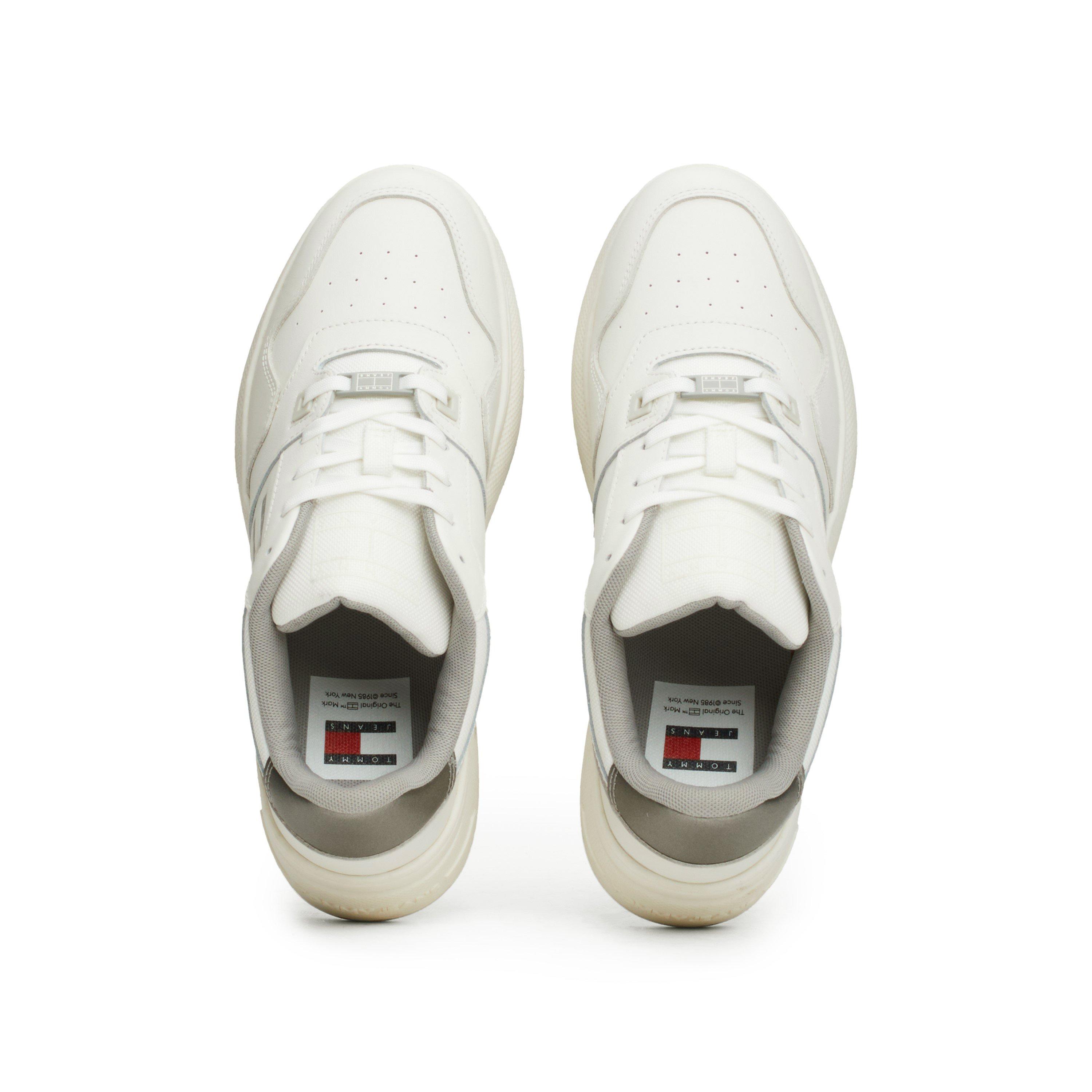 Ecru/Metallic - Tommy Jeans - TJW RETRO BASKET FLATFORM METAL - 6