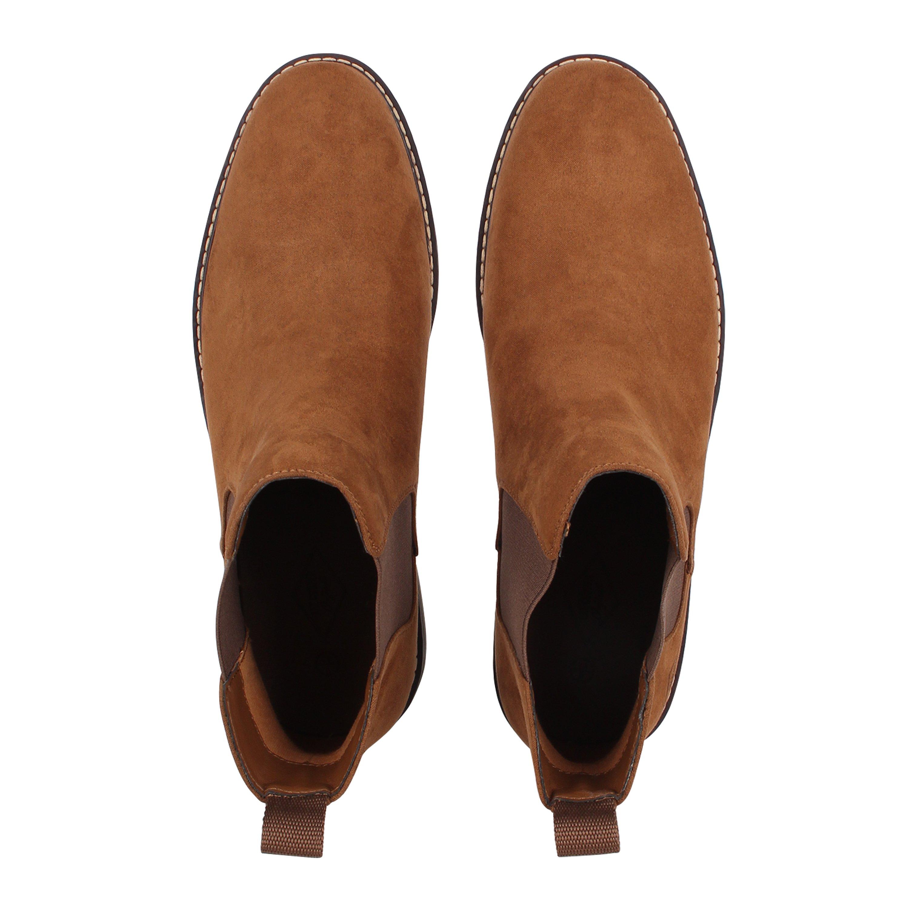 Tan - Lee Cooper - Chelsea Boots Mens - 5