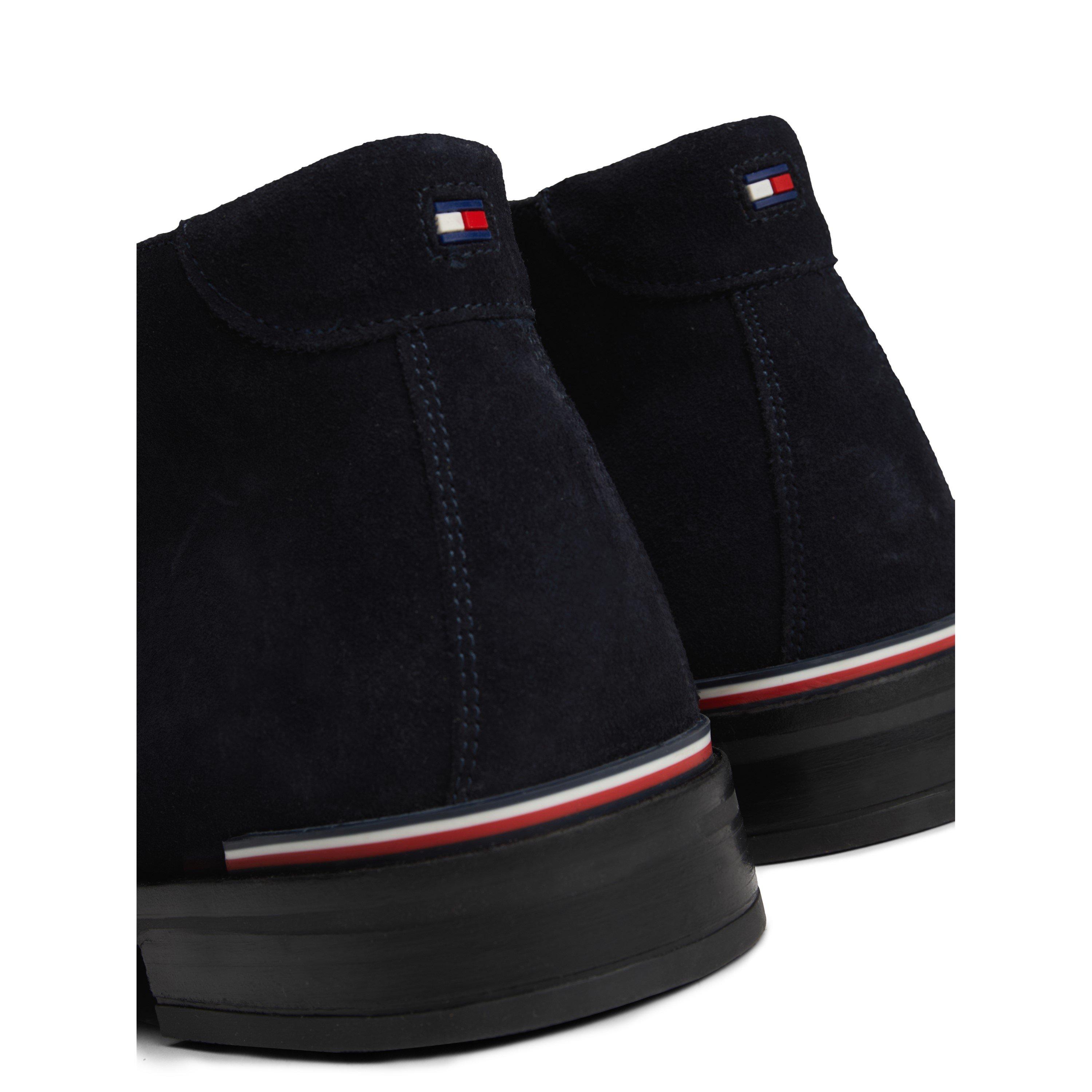 Navy - Tommy Hilfiger - Suede Low boots - 4