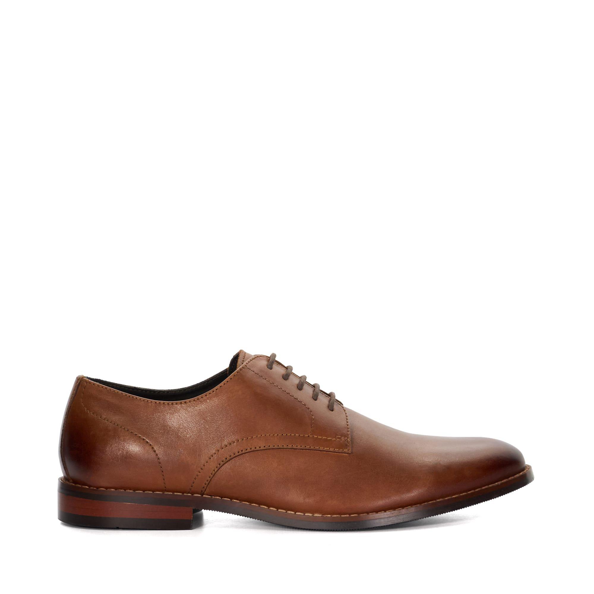 Dune London Men's Solomon Derby Shoes - Tan 511 - 7 (41)