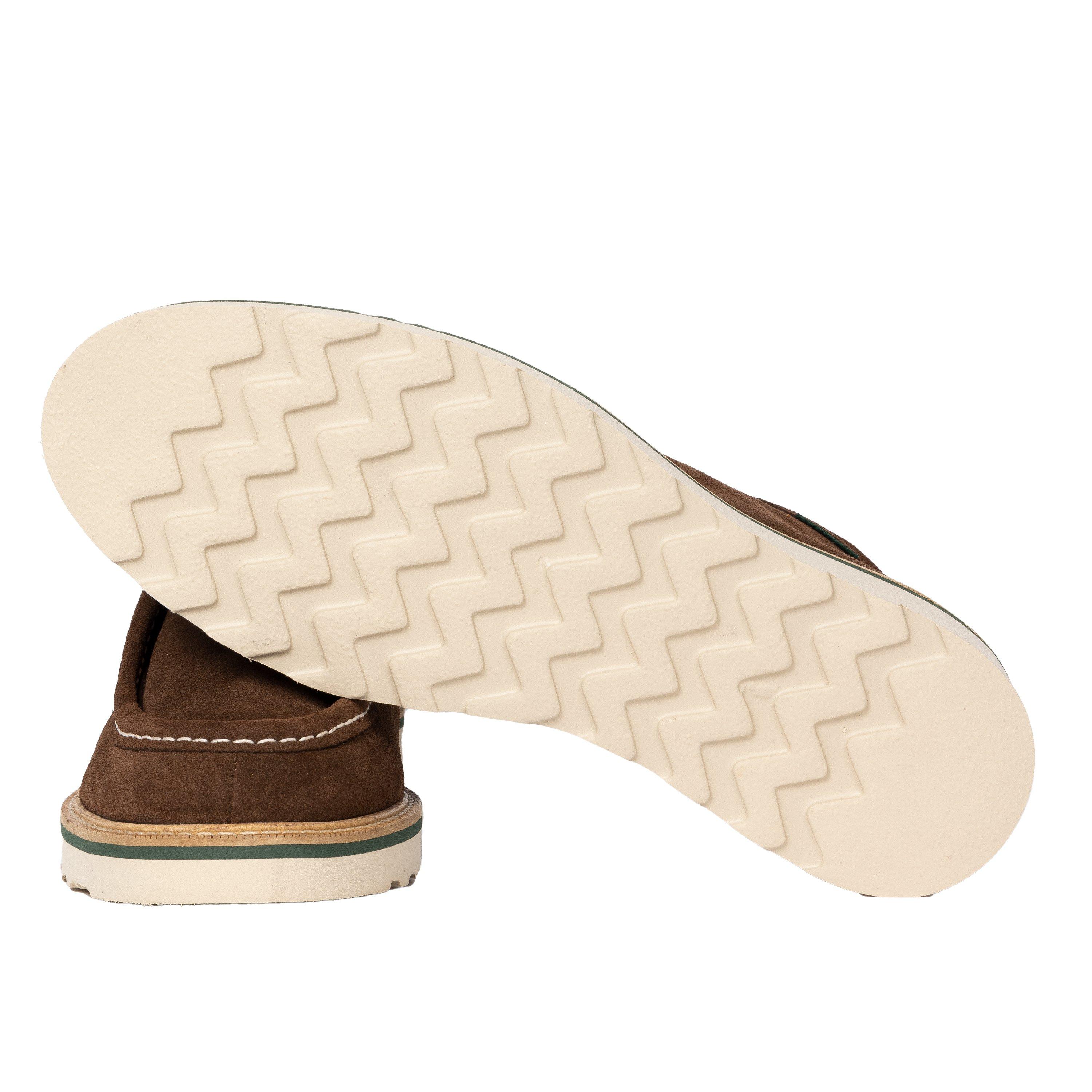 Brown 66 - PS Paul Smith - Men's Suede Lace-Up Moc Toe Formal Shoes - 2