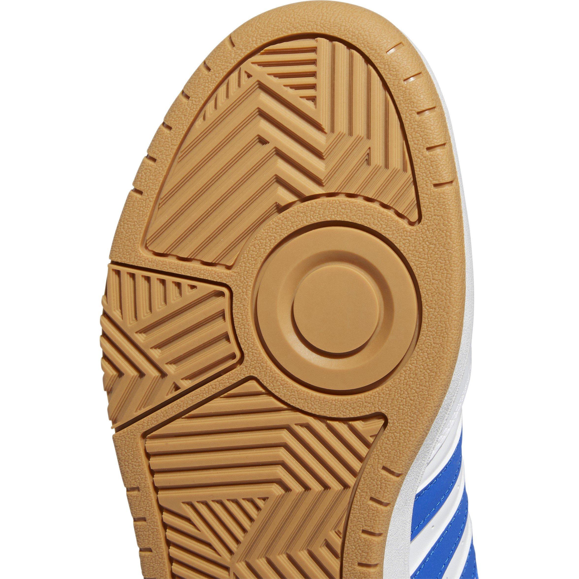 White/Blue/Gum - adidas - Hoops 3.0 Mens Trainers - 8