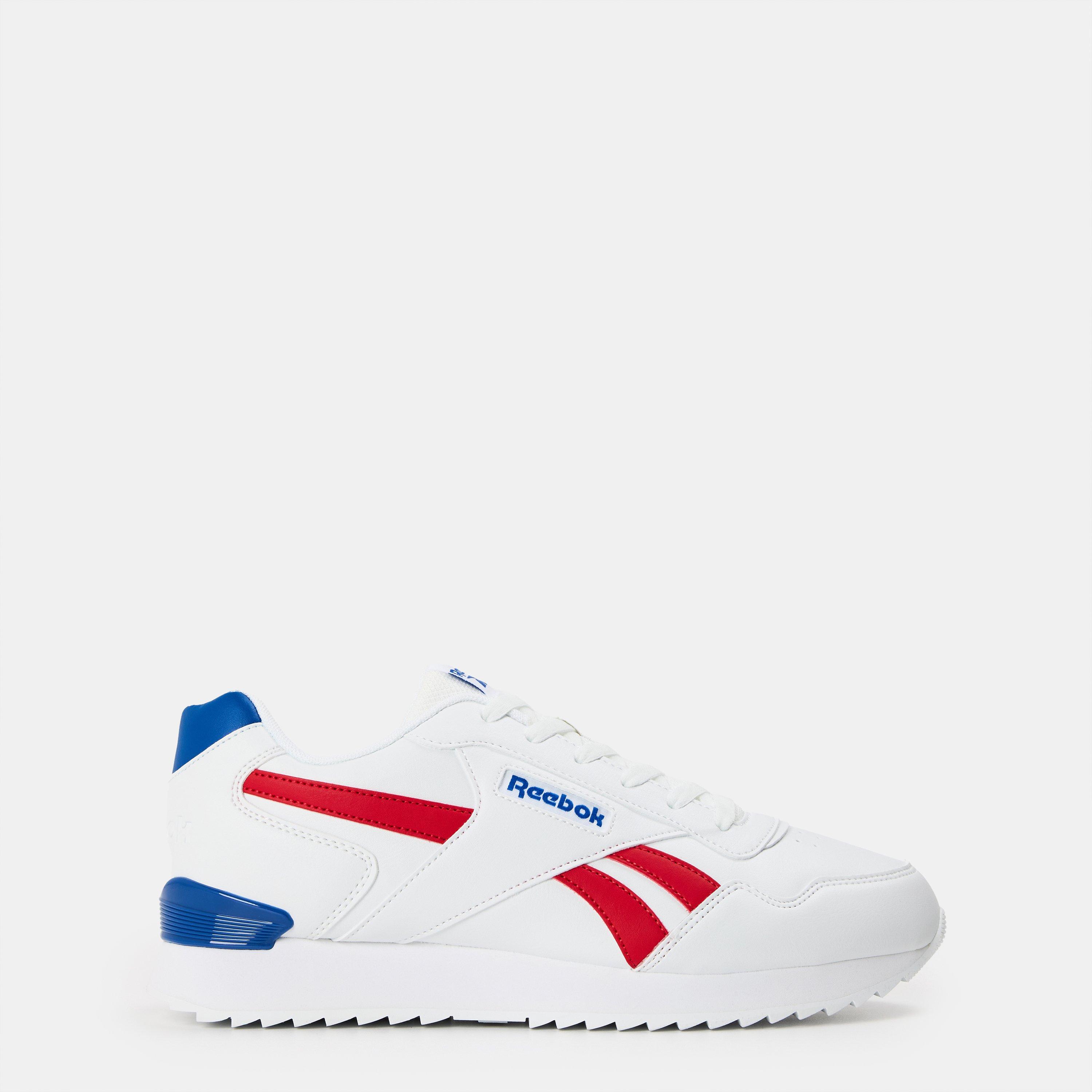 Reebok Men's Glide Ripple Clip Trainers - Wht/Blue/Red - 9 (43)