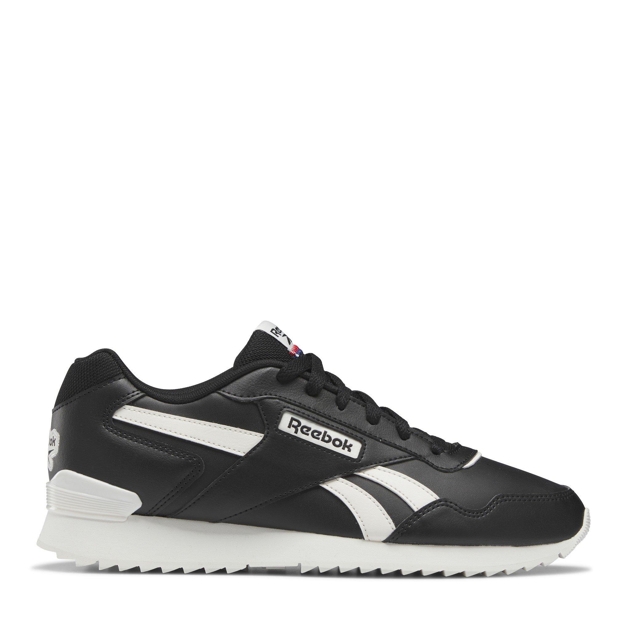 Reebok Men's Glide Ripple Clip Trainers - Black/White - 7 (40.5)